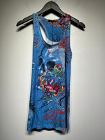 Ed Hardy Y2K Blue AOP Tank L