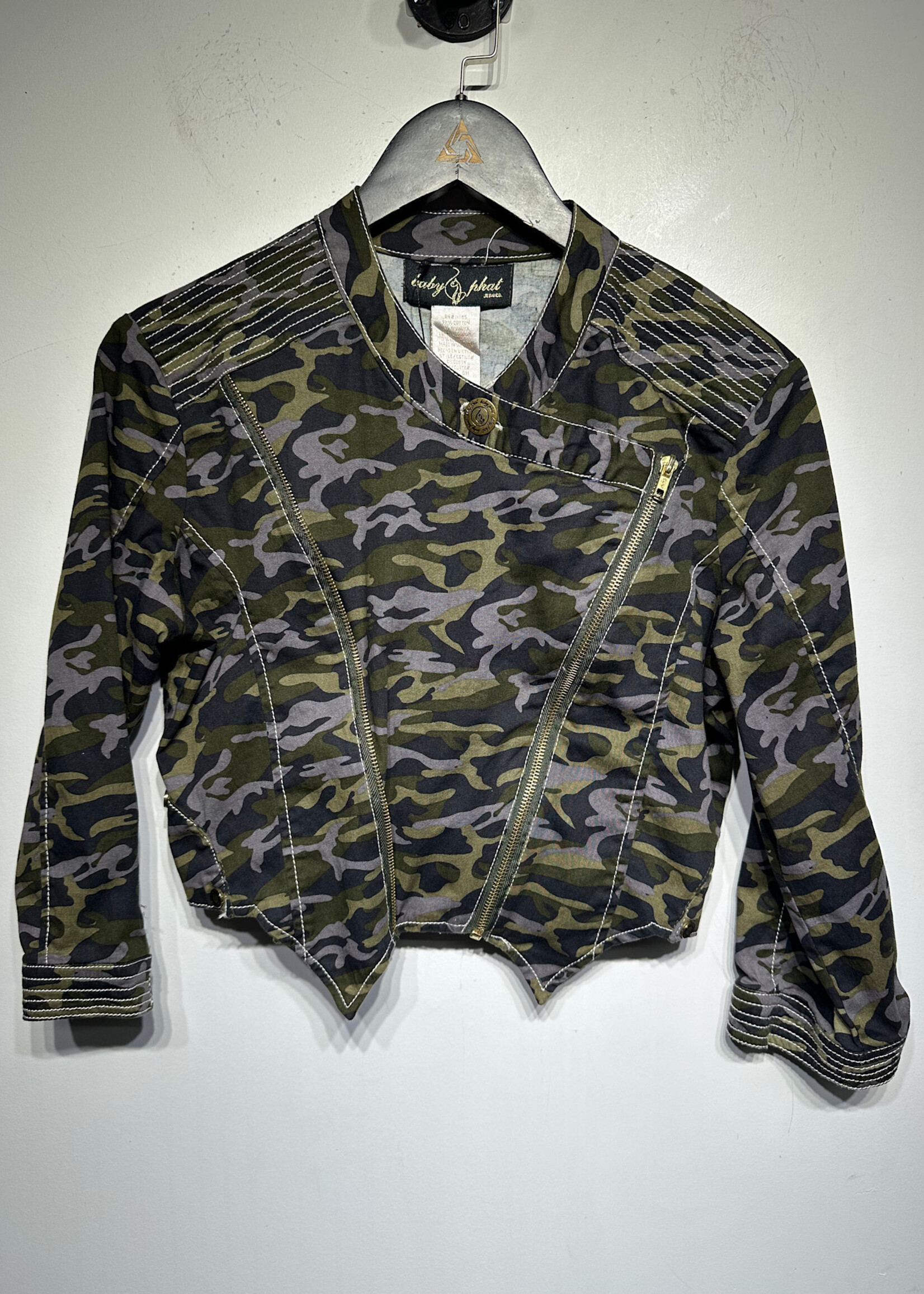 NWT Baby Phat Camo Jacket Fem L