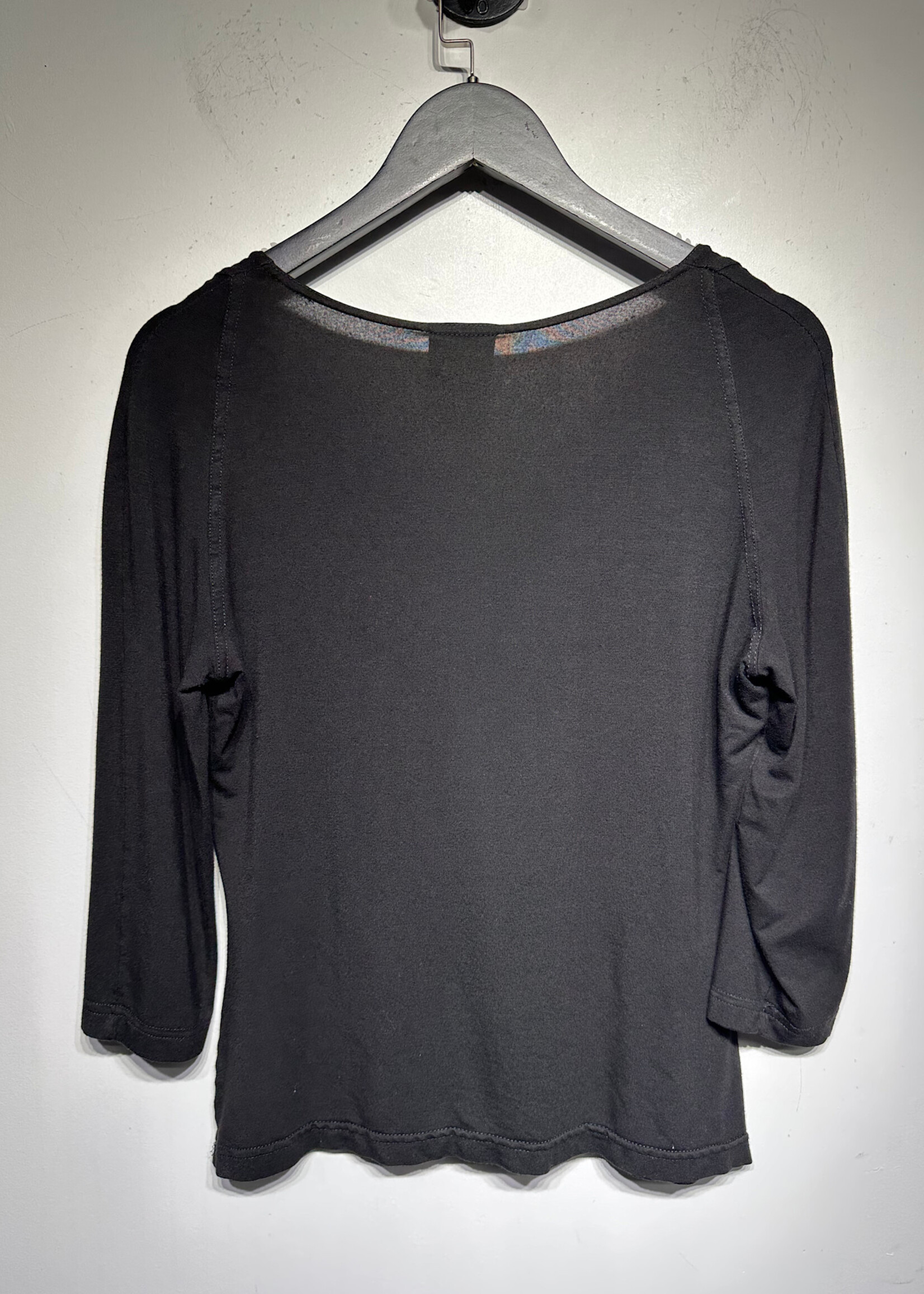 Versace Jeans Couture Black Medusa 3/4 Top Fem L