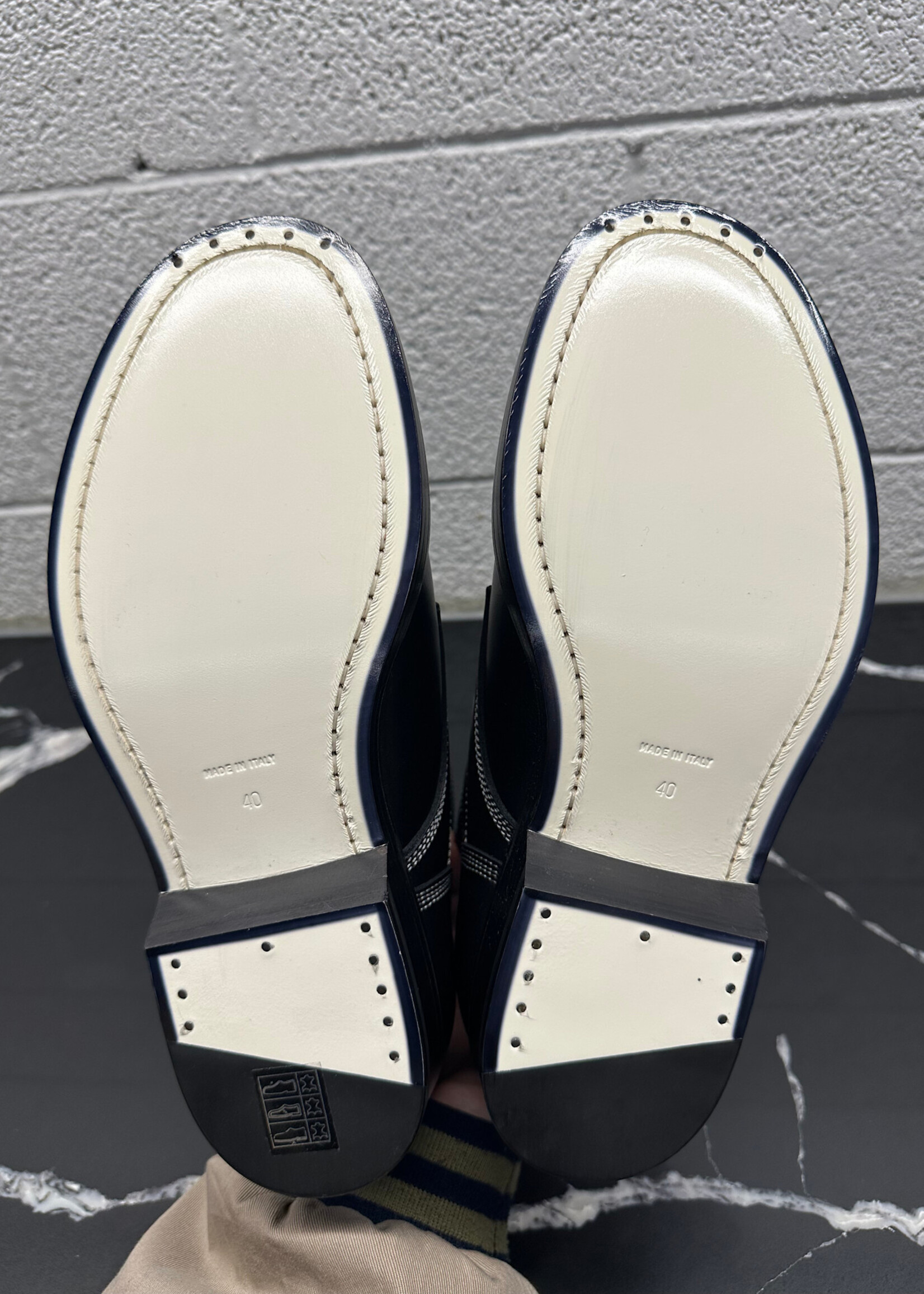 Loewe Contrast Stitch Lace Up Boots Fem 8.5 Masc 7