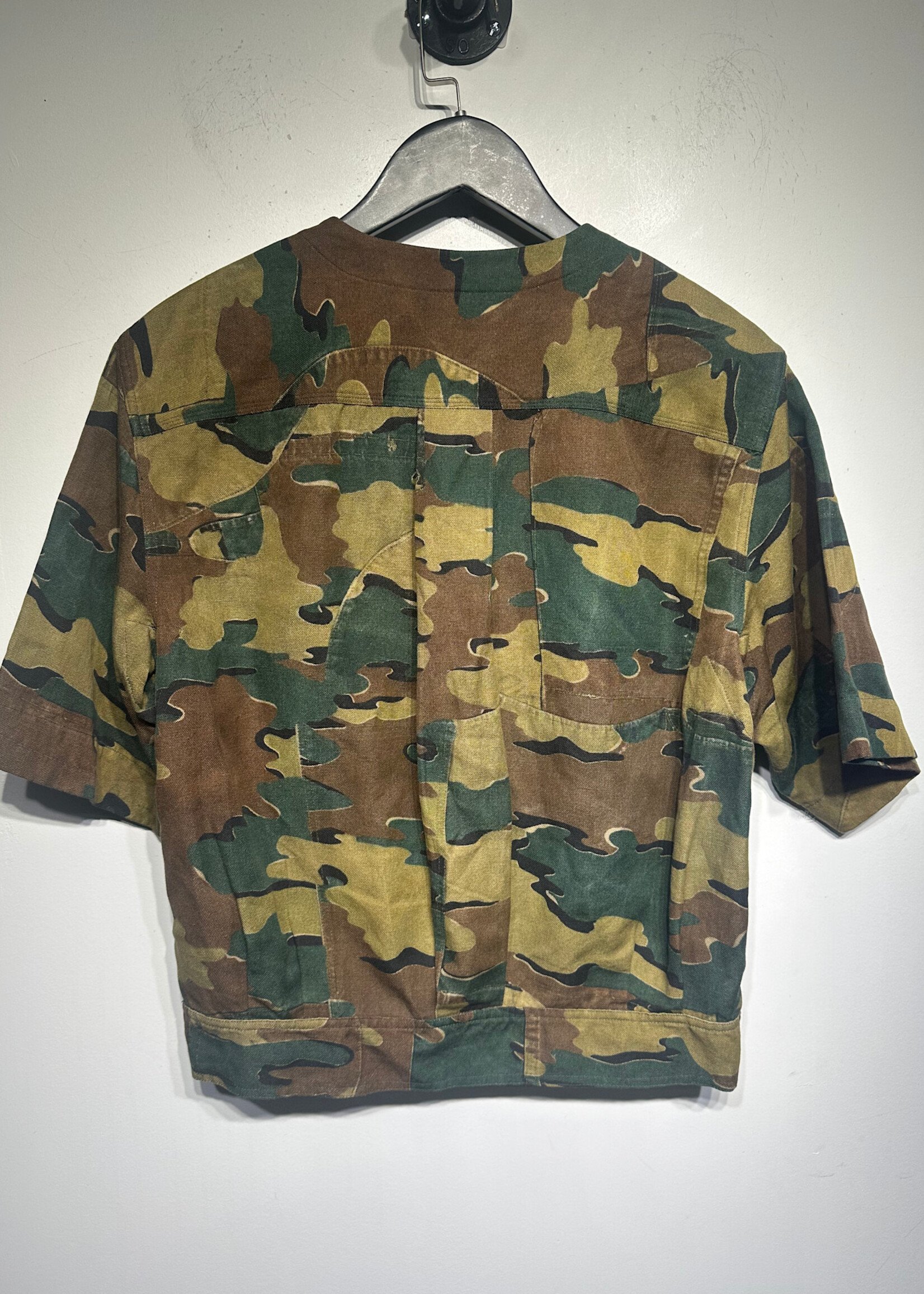 Dries Van Noten Camo Canvas SS BU Masc M