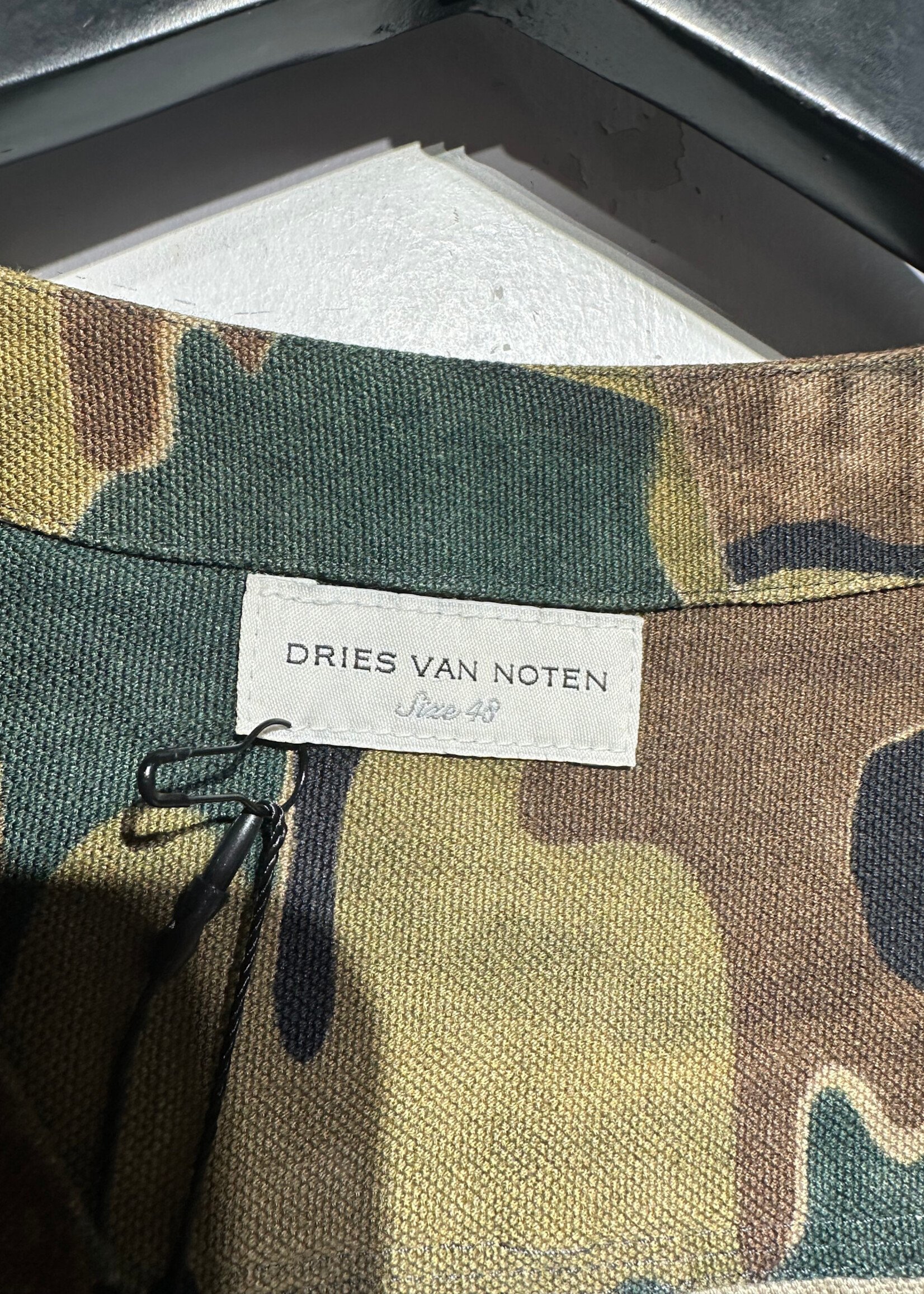 Dries Van Noten Camo Canvas SS BU Masc M