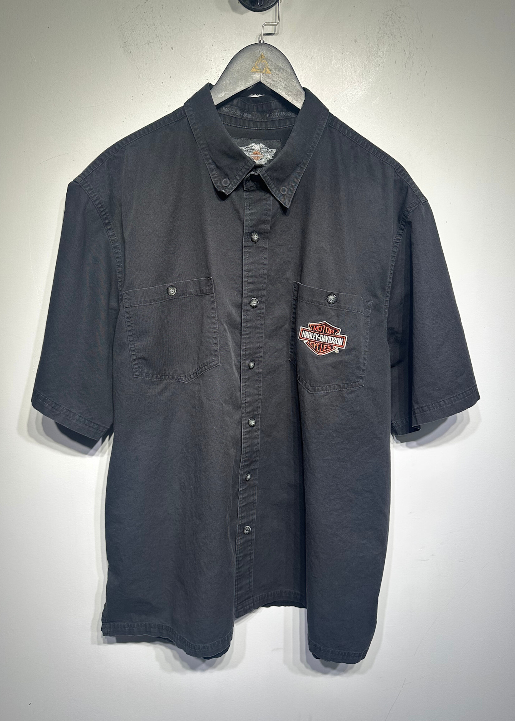 Harley davidson Black Crest Logo B/U Tee Masc XL