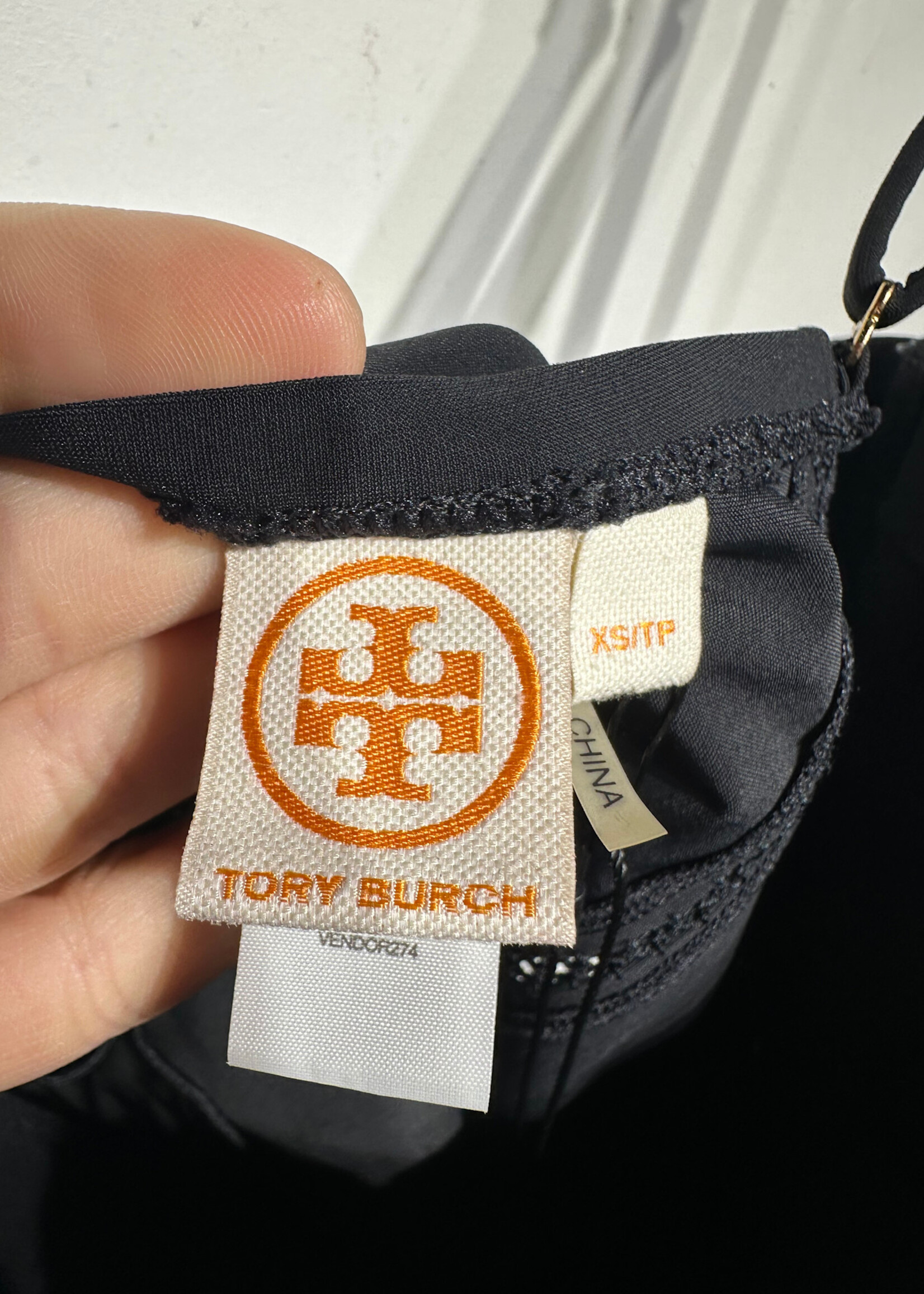 Tory Burch Black Bodysuit XS