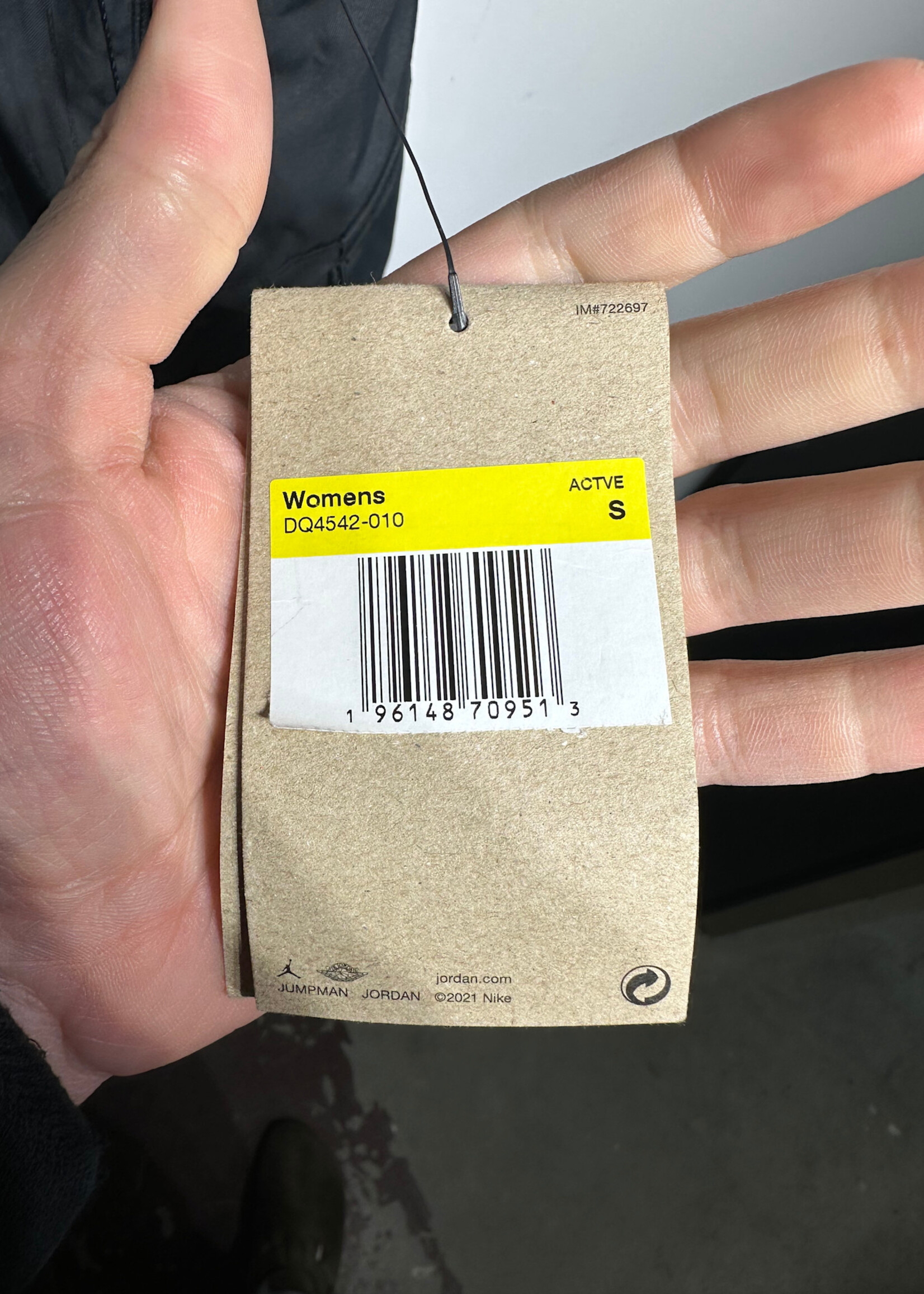 NWT Jordan Brand Dark Grey Baggy Overalls Fem S