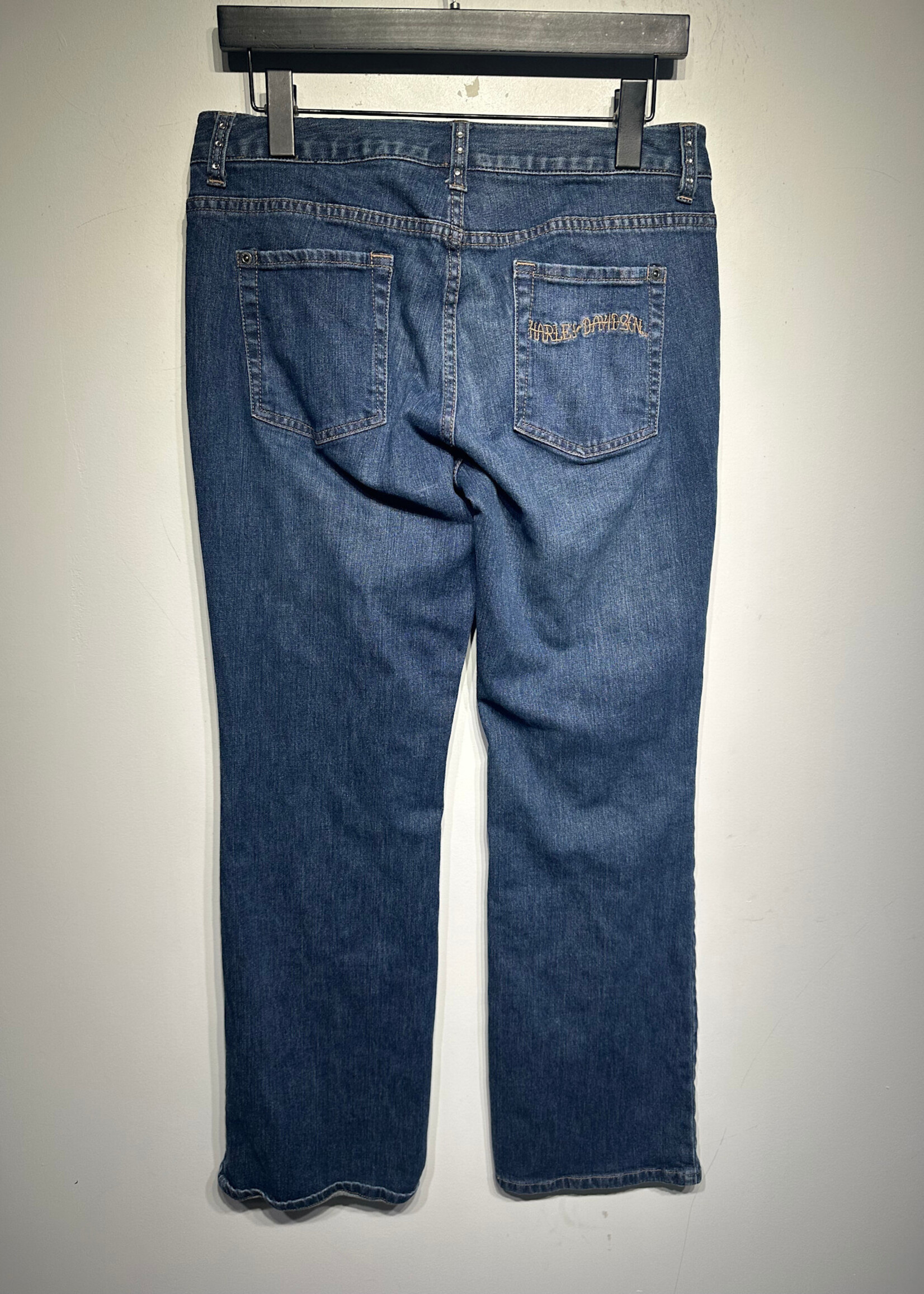 Harley Embroidered Logo Jeans Fem 30