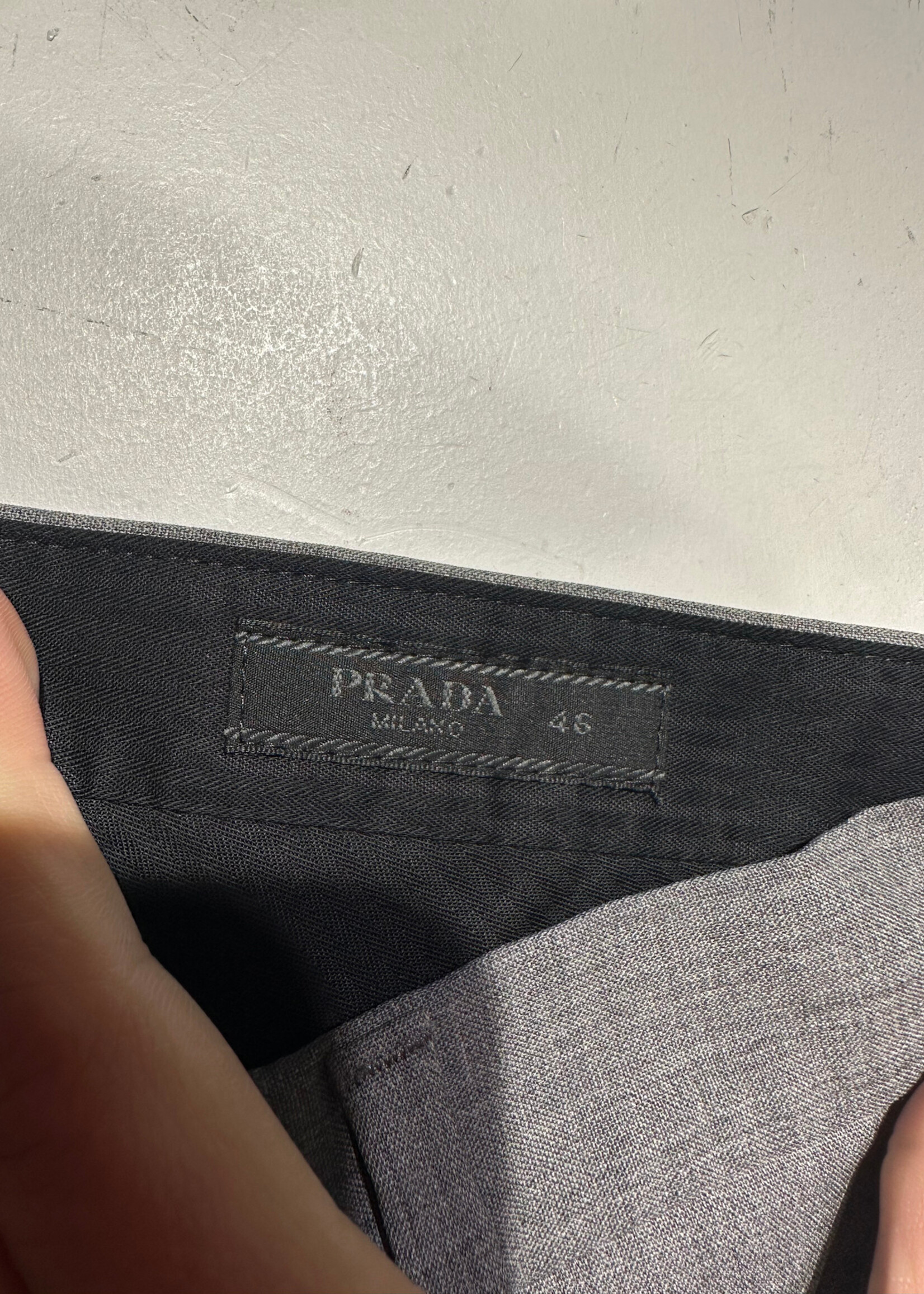 Prada NWT Uniform Gray Trouser 2 Masc 34