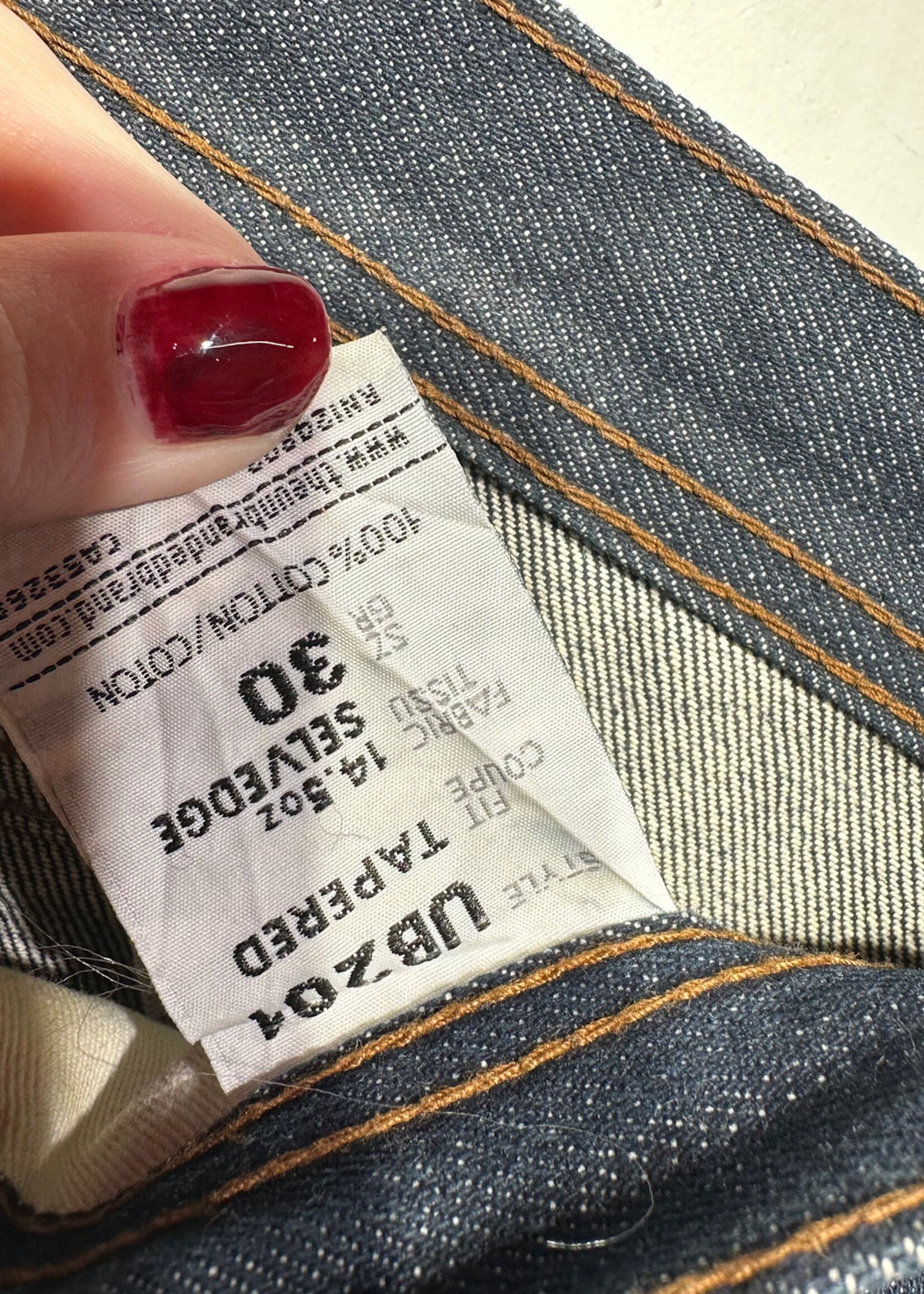 UNBRANDED JEANS SELVEDGE DENIM Masc 32