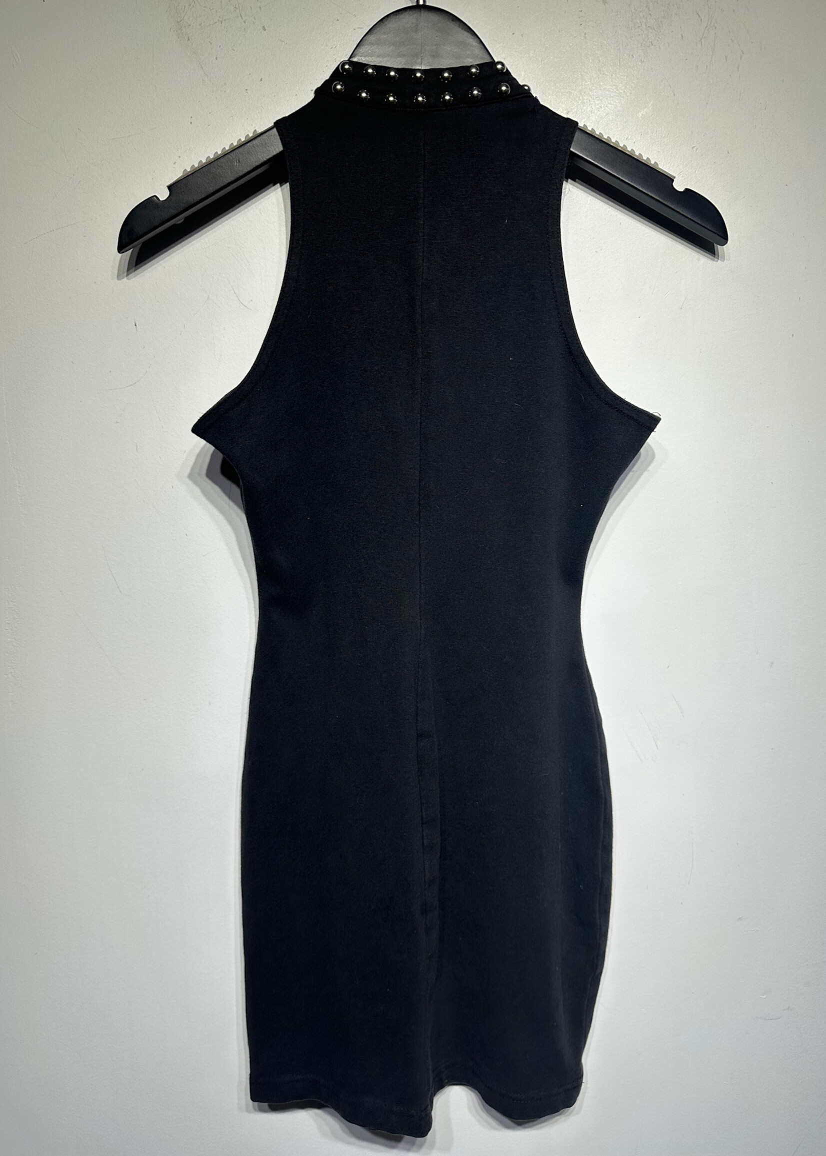 Contempo Casuals Black Clasp Sleevless Dress M