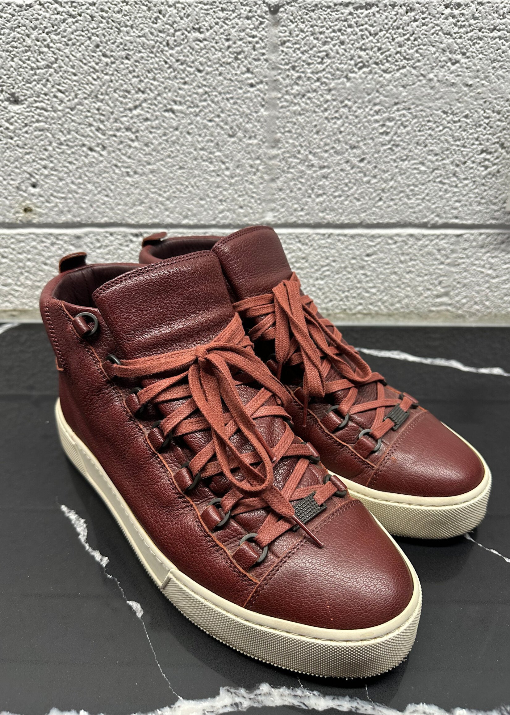 Balenciaga Red Arena High Top Sneakers 43/Fits 11
