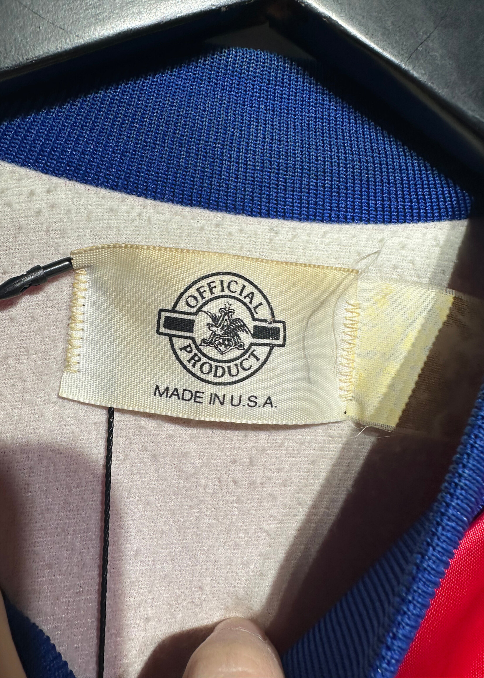 Budweiser Vintage Red Jacket M As Is