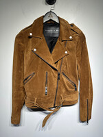 BAGATELLE NYC BROWN LEATHER JACKET S