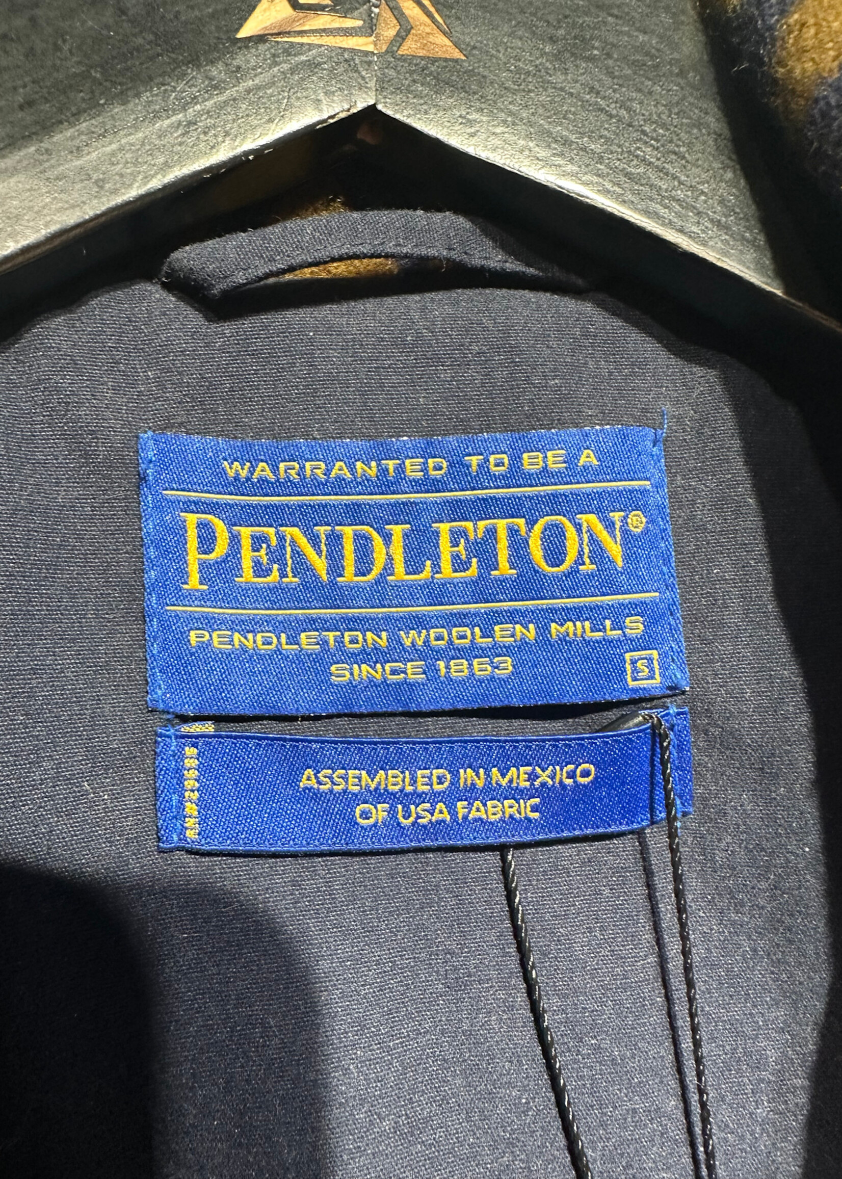 Pendleton Basket Maker Navy Jacket Masc S