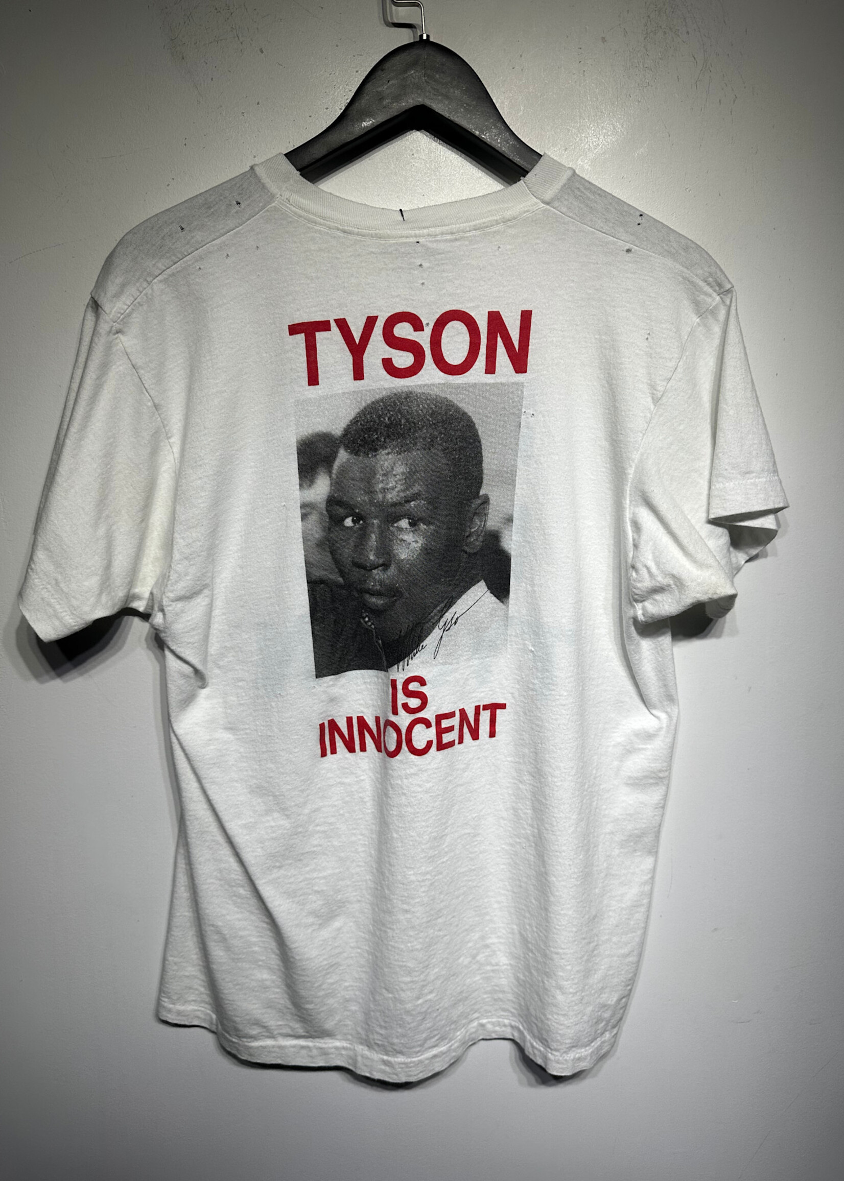 Free Mike Tyson Vintage White Tee M