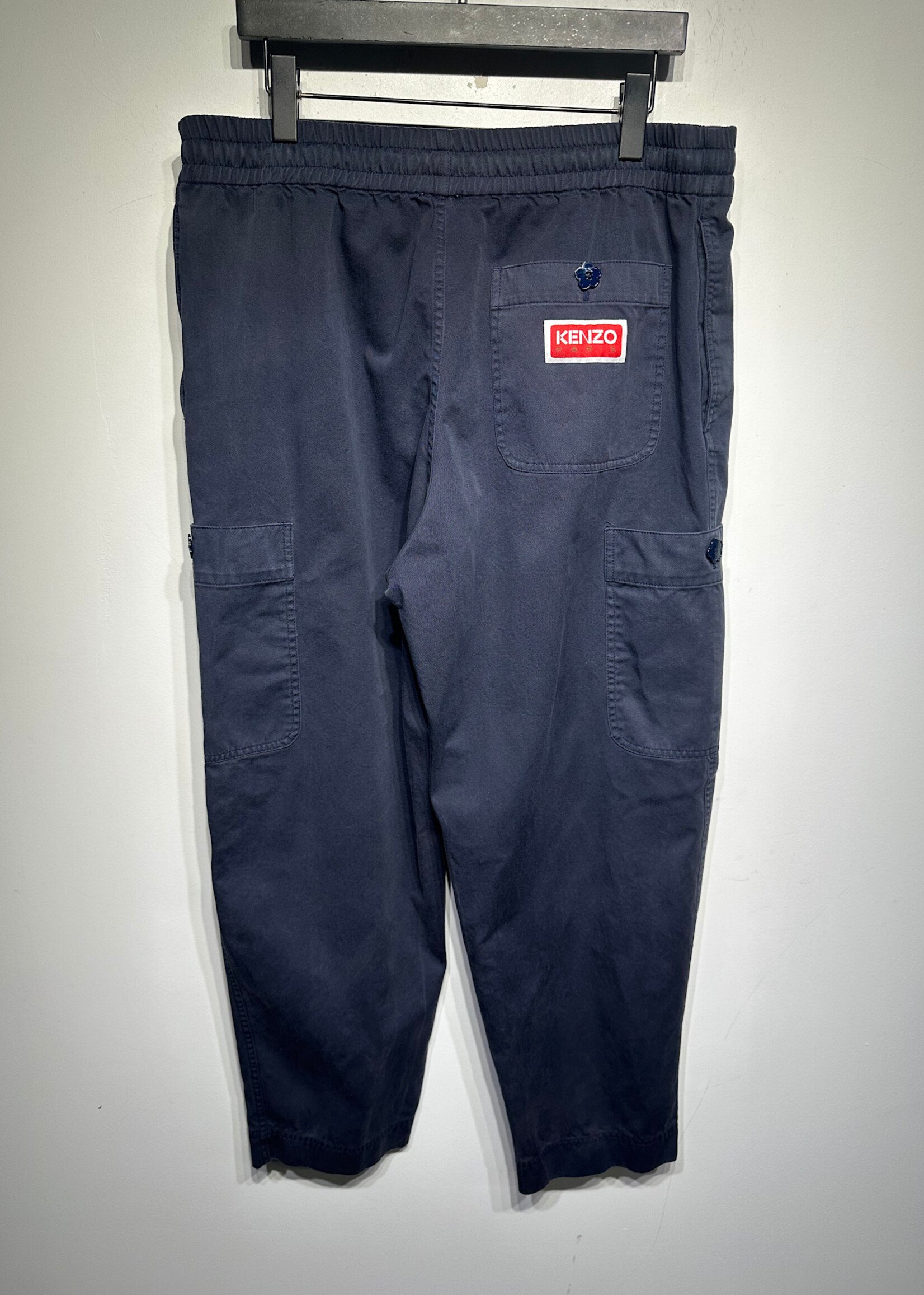 Kenzo Paris Black Small Flower Logo Tee Masc XL