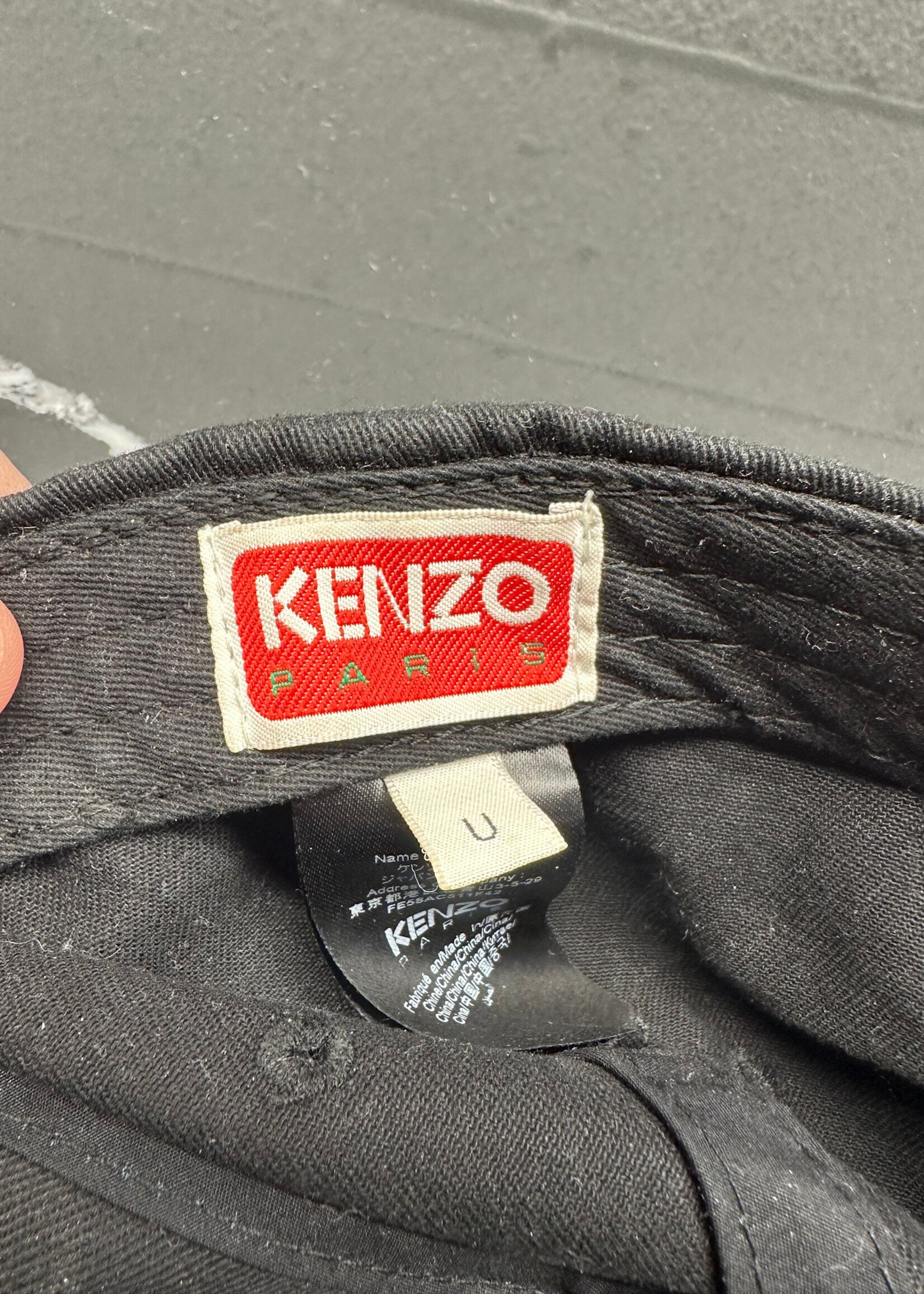 Kenzo x Verdy Logo Utility Black Hat OS