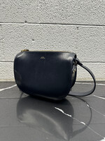 APC Navy Leather Bag