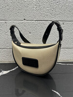 Kenzo Tan Black Shoulder Purse OS