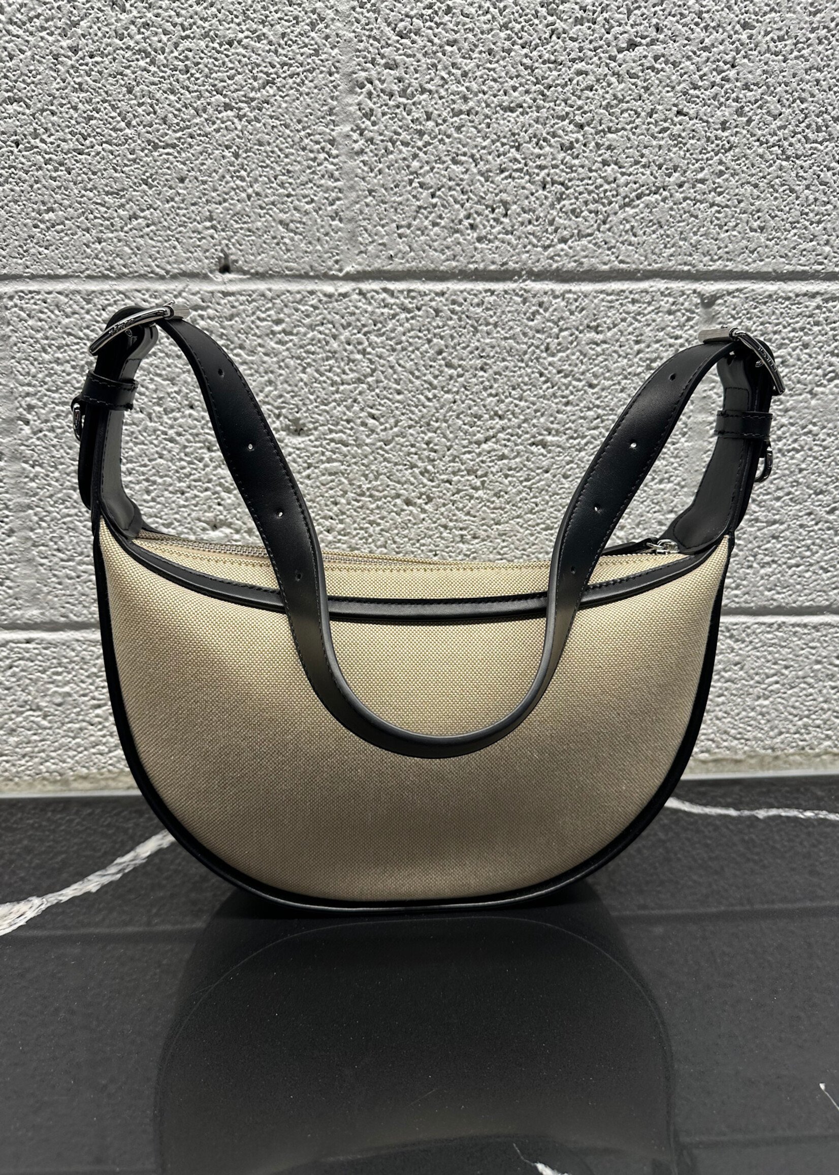 Kenzo Tan Black Shoulder Purse OS