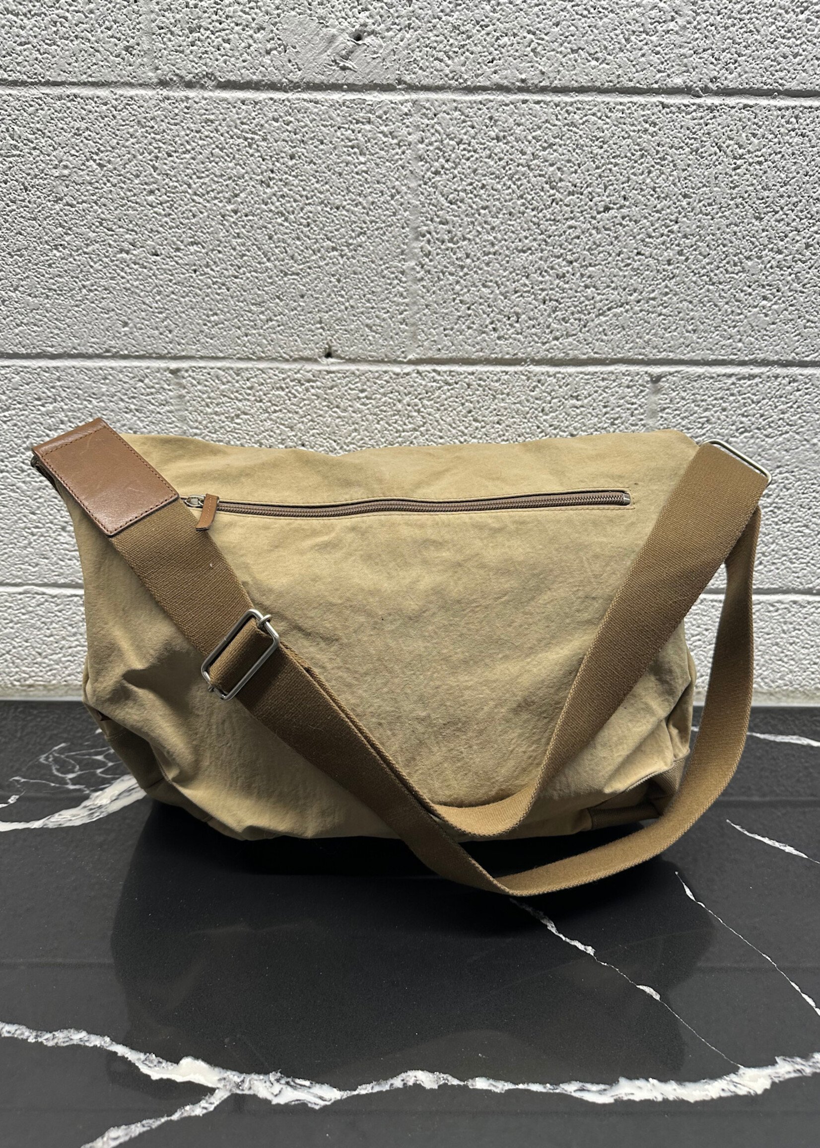 Margaret Howell Tan Canvas Satchel