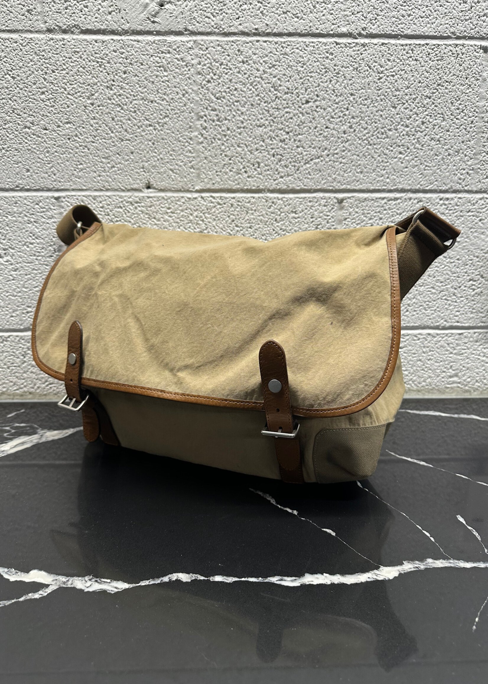 Margaret Howell Tan Canvas Satchel