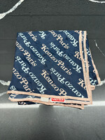 Kenzo Blue Pink Scarf OS