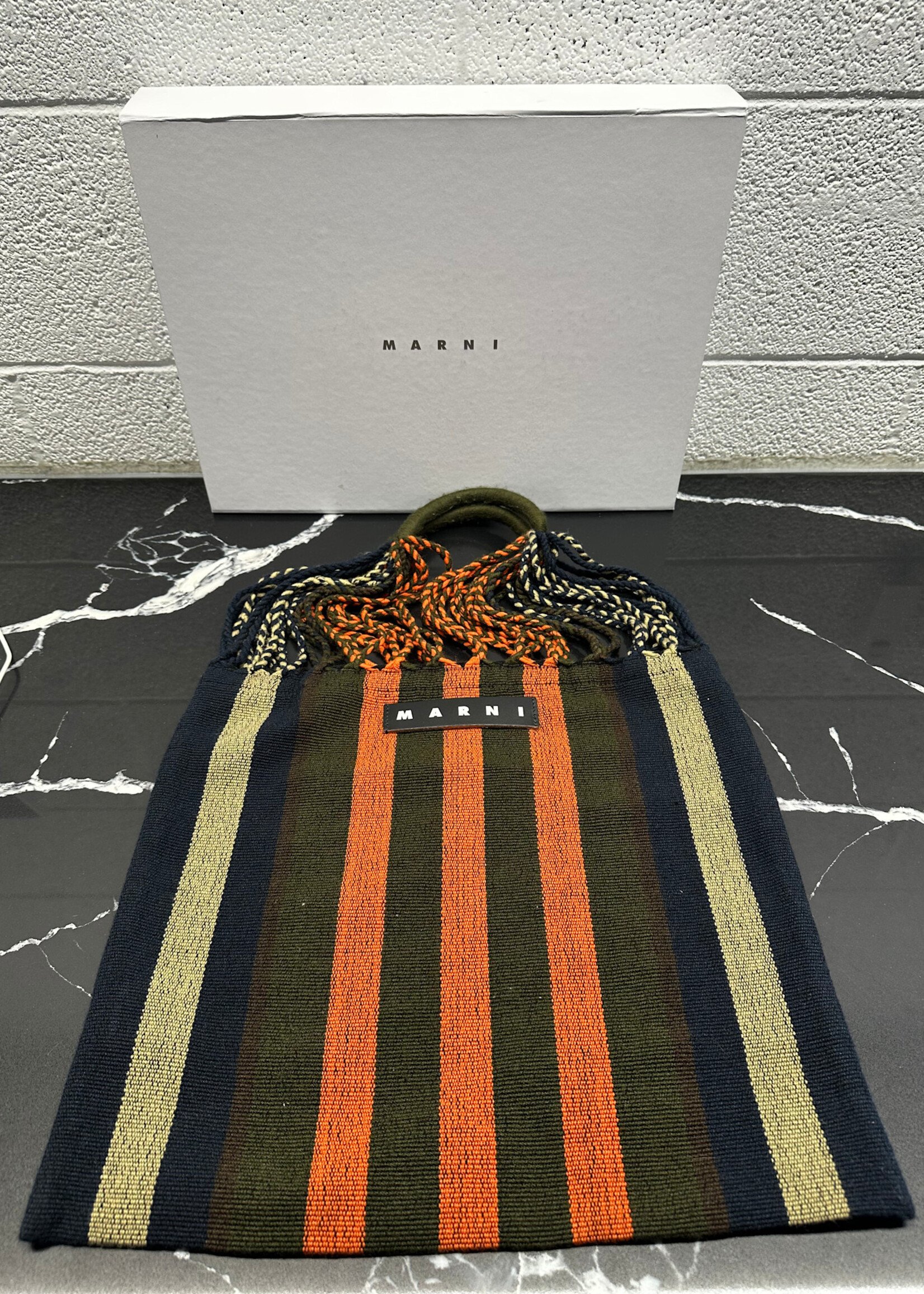 Marni Multicolor Knit Tote