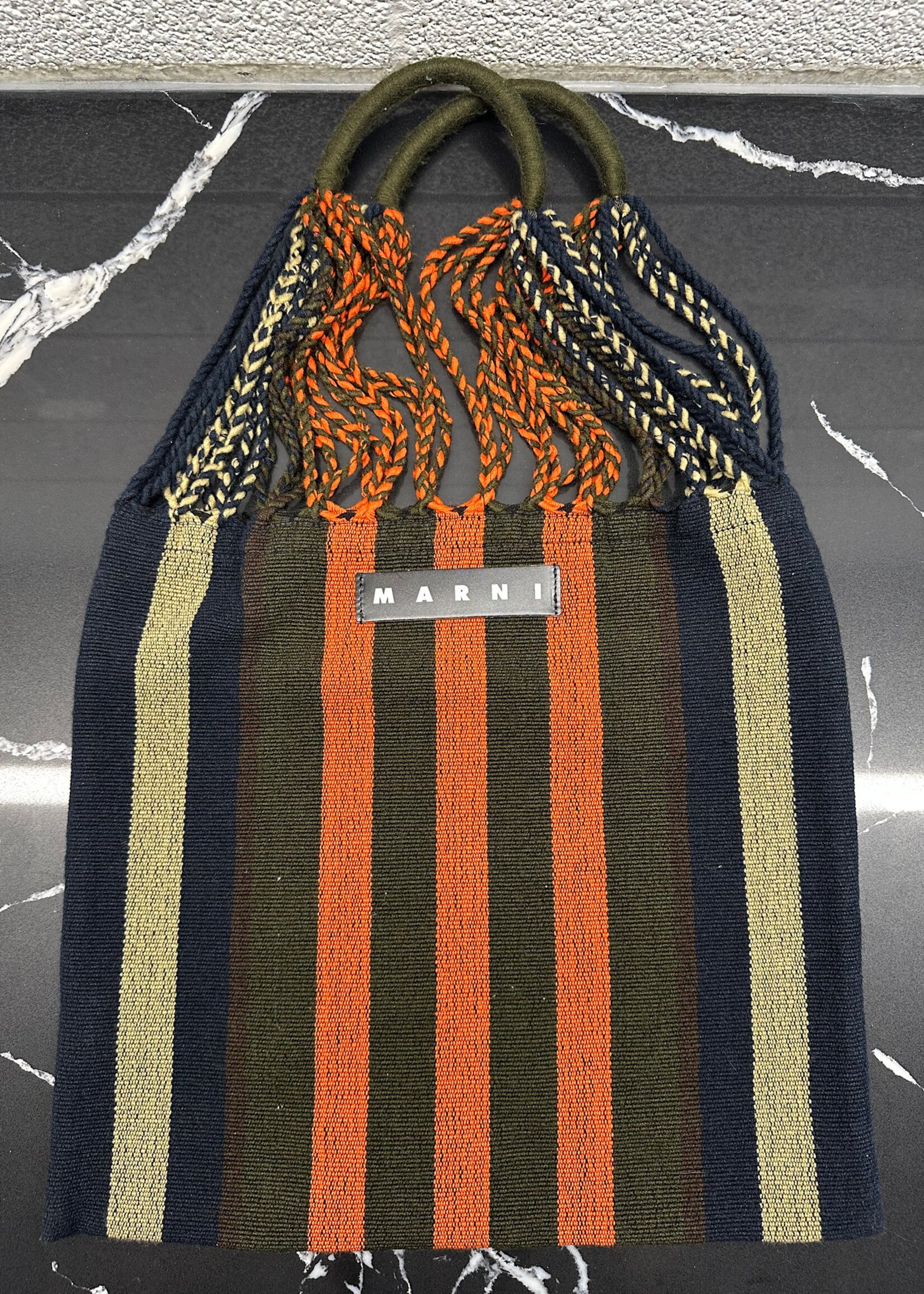 Marni Multicolor Knit Tote