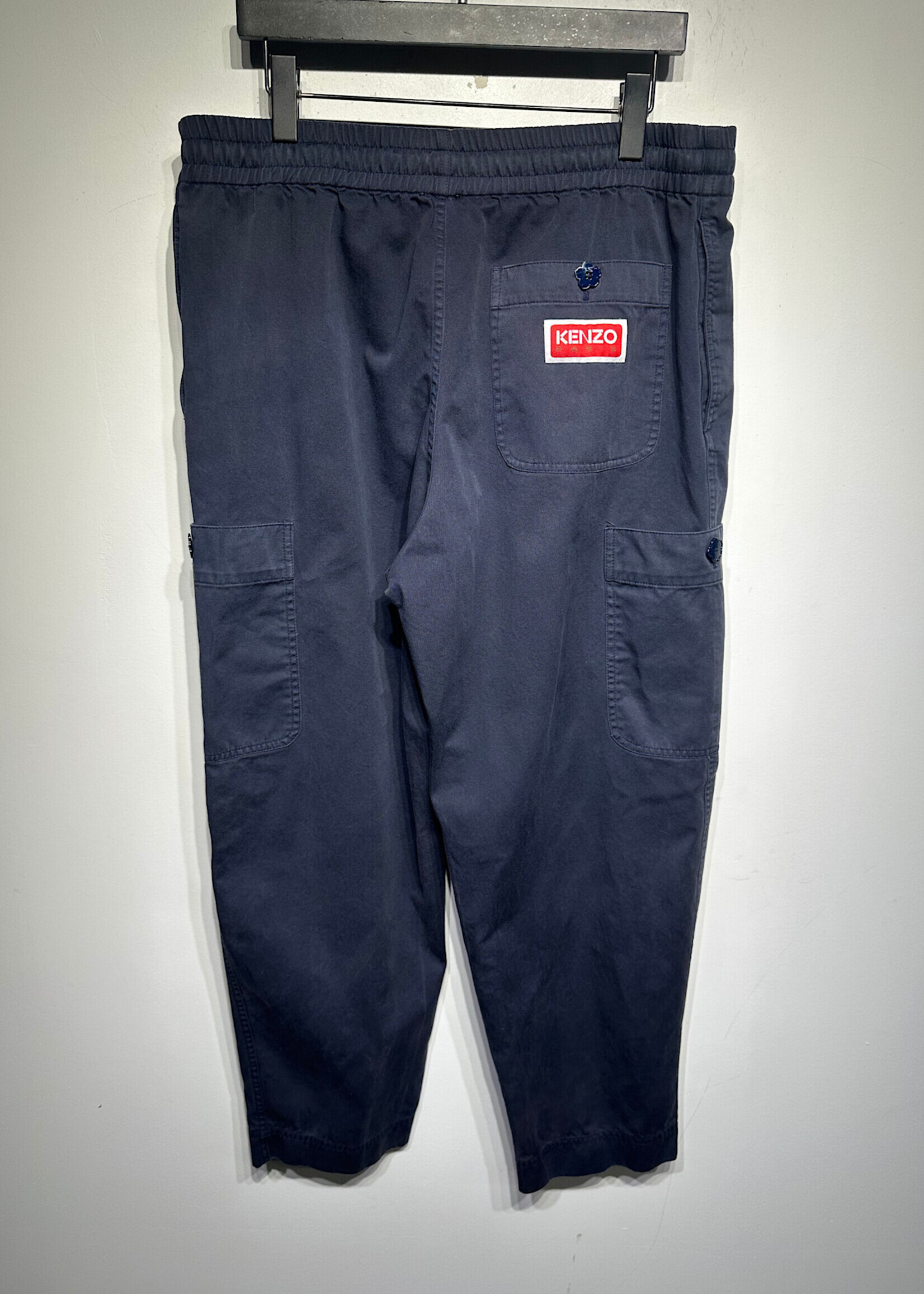 Kenzo Paris Navy Floral Button Cargos Unisex 36"