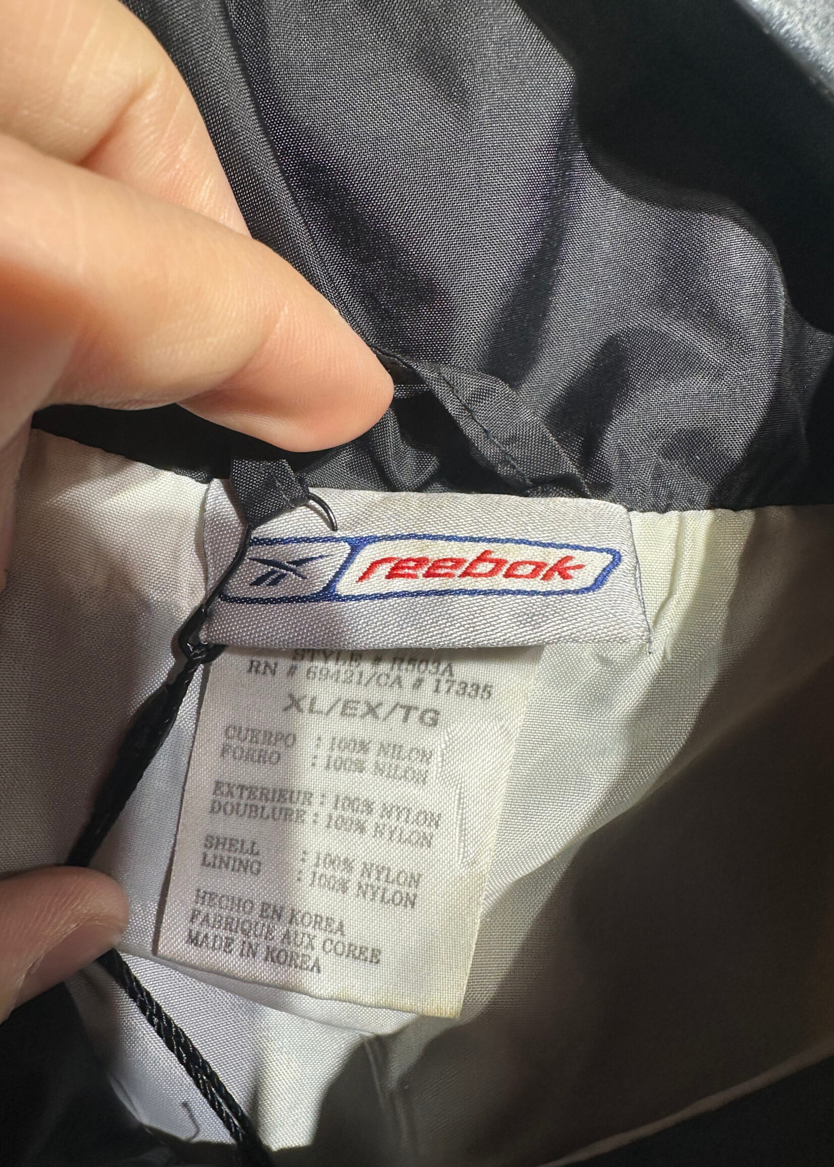 Reebok Steelers Windbreaker XL