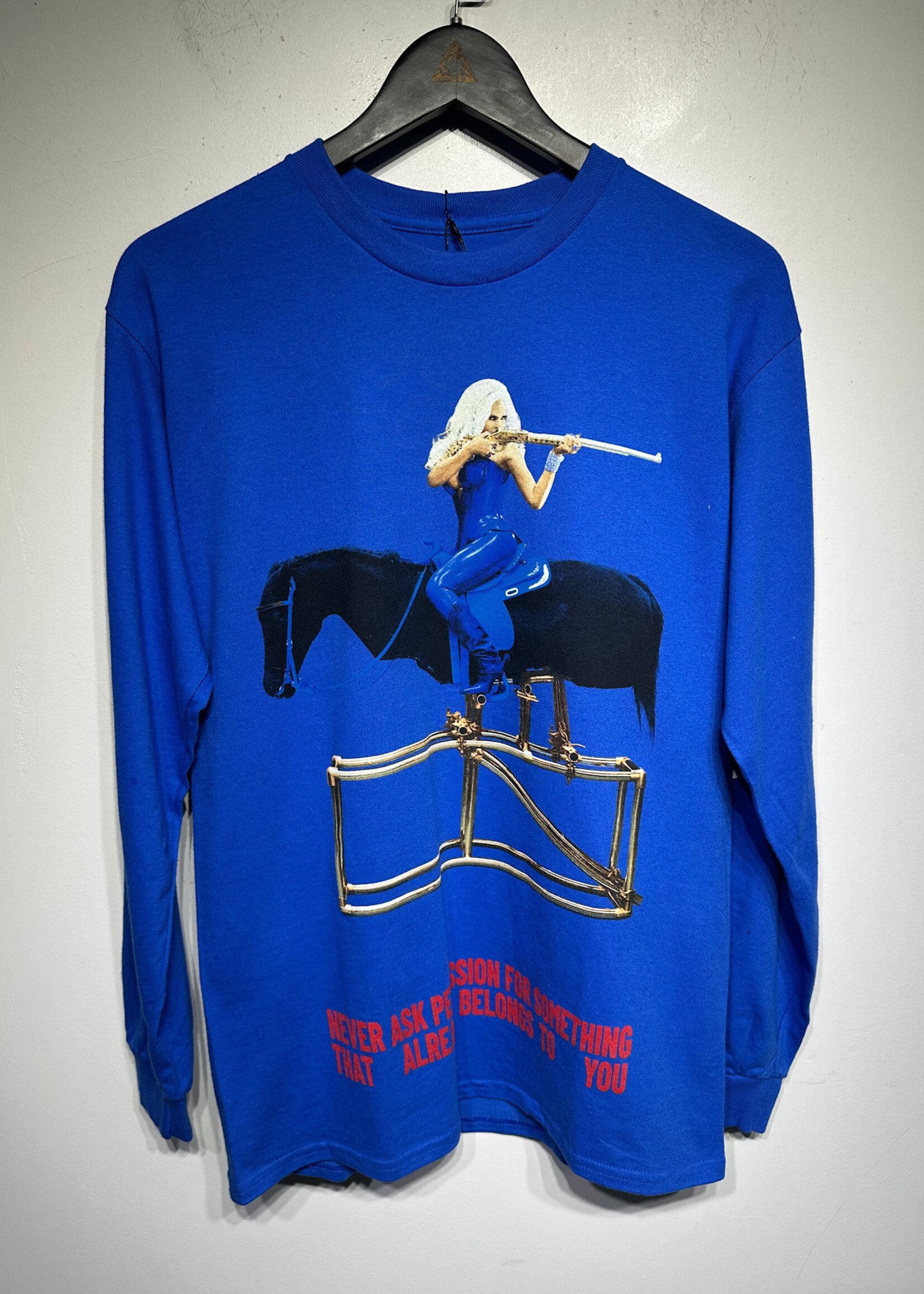 Cowboy Carter Tour Merch Blue LS M