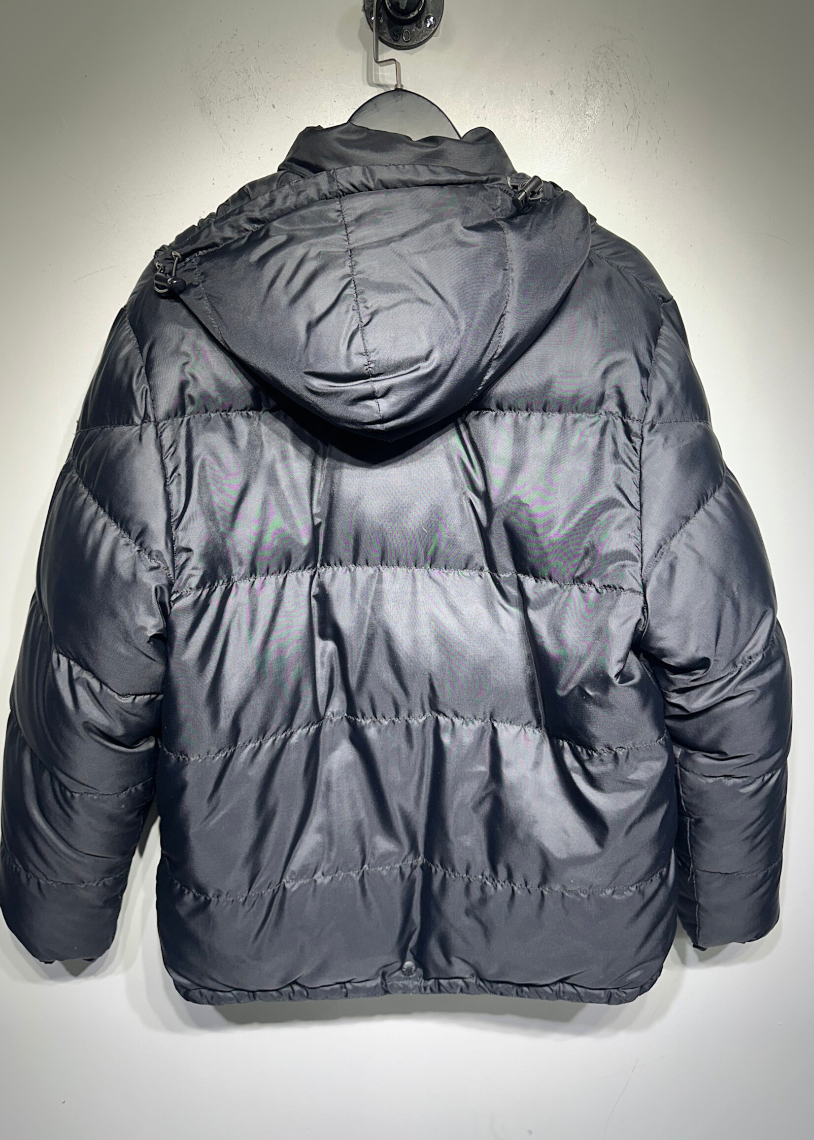 Moncler Black Hooded Puffer Masc L
