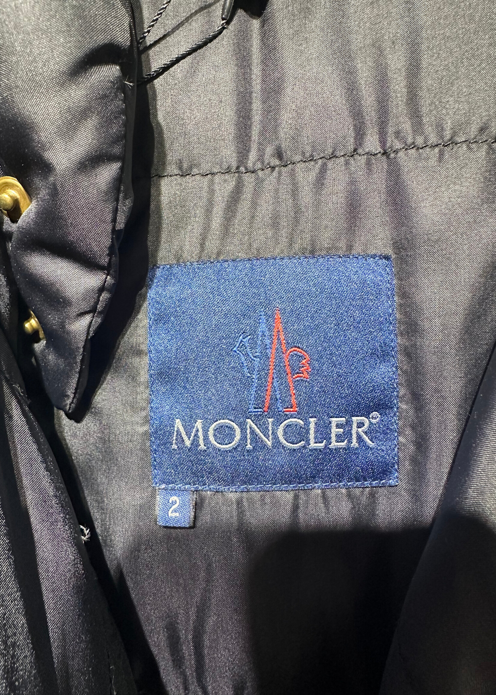 Moncler Black Hooded Puffer Masc L