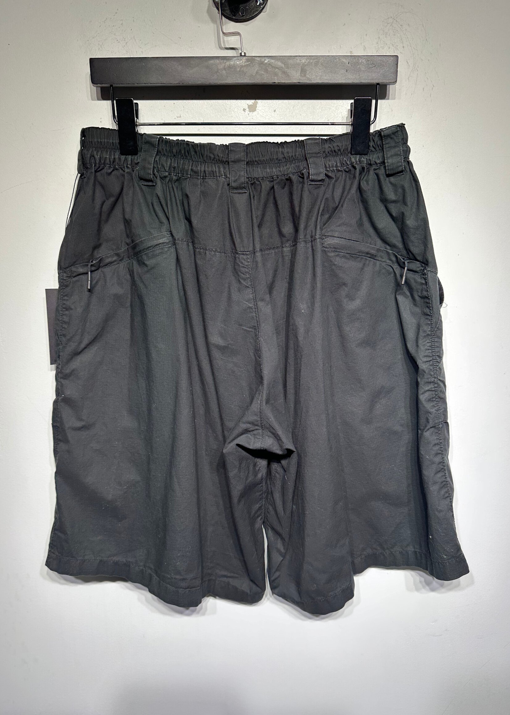 Y3 Black Utility Shorts 32