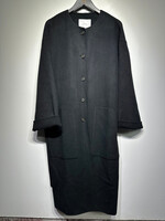 NWT Fabrique Black Long Coat M