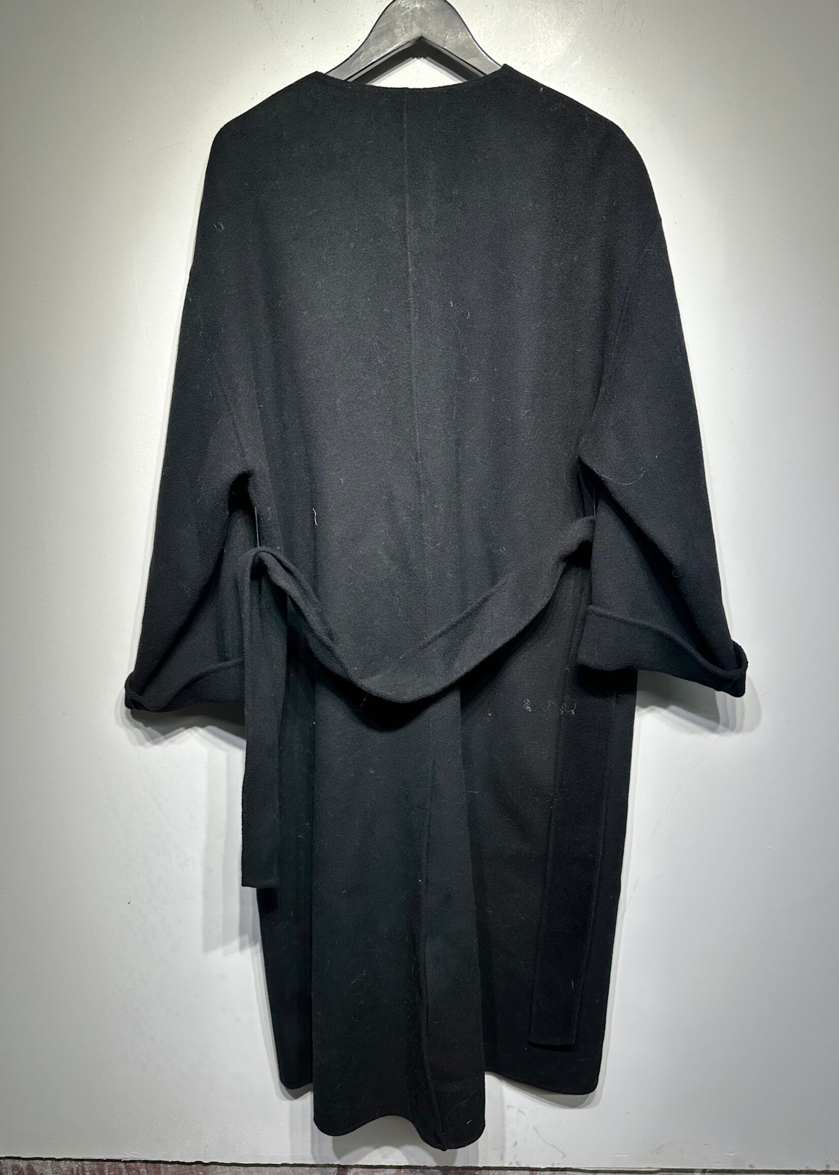 NWT Fabrique Black Long Coat M
