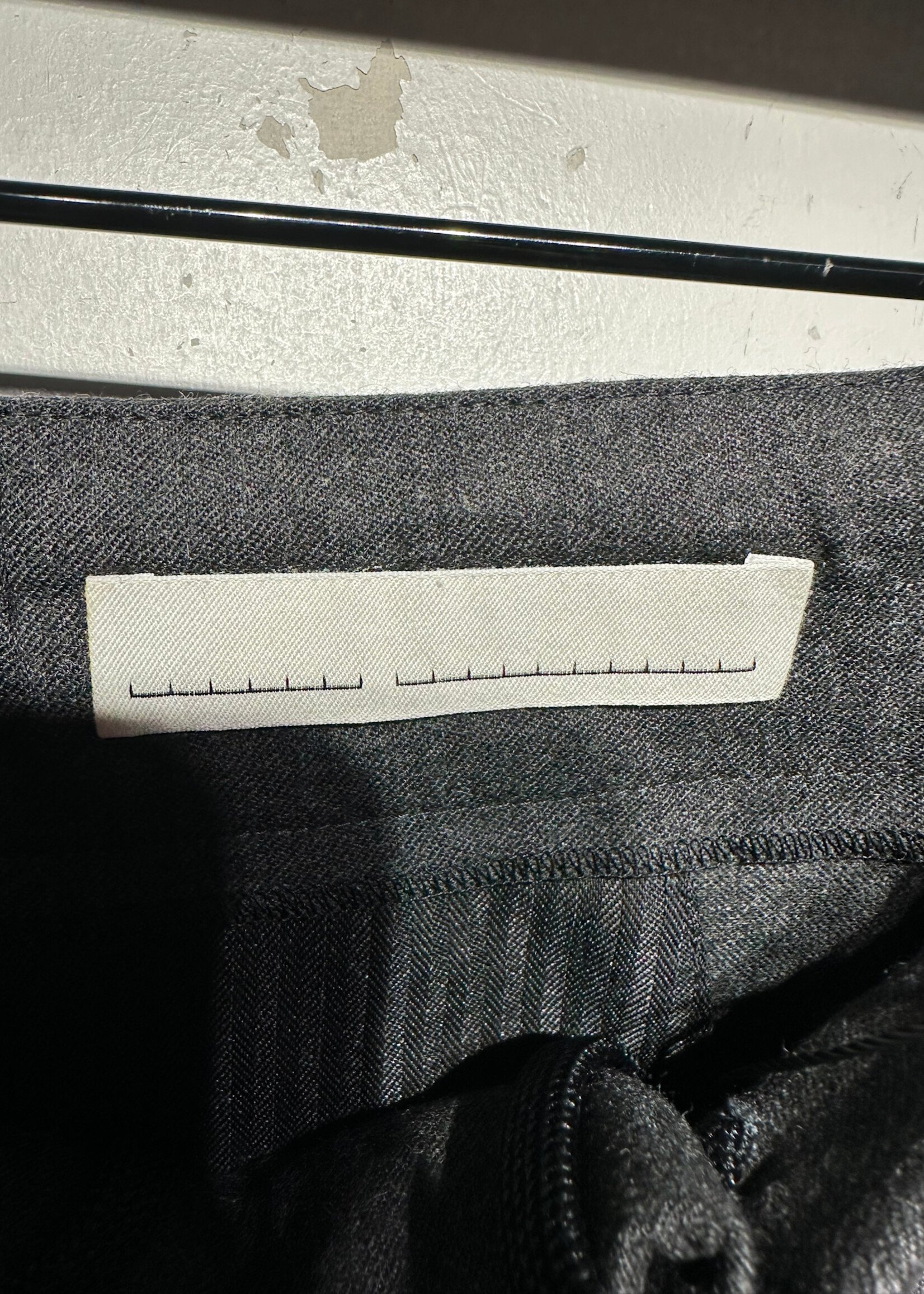 Random Identities Grey Wool Skirt 34