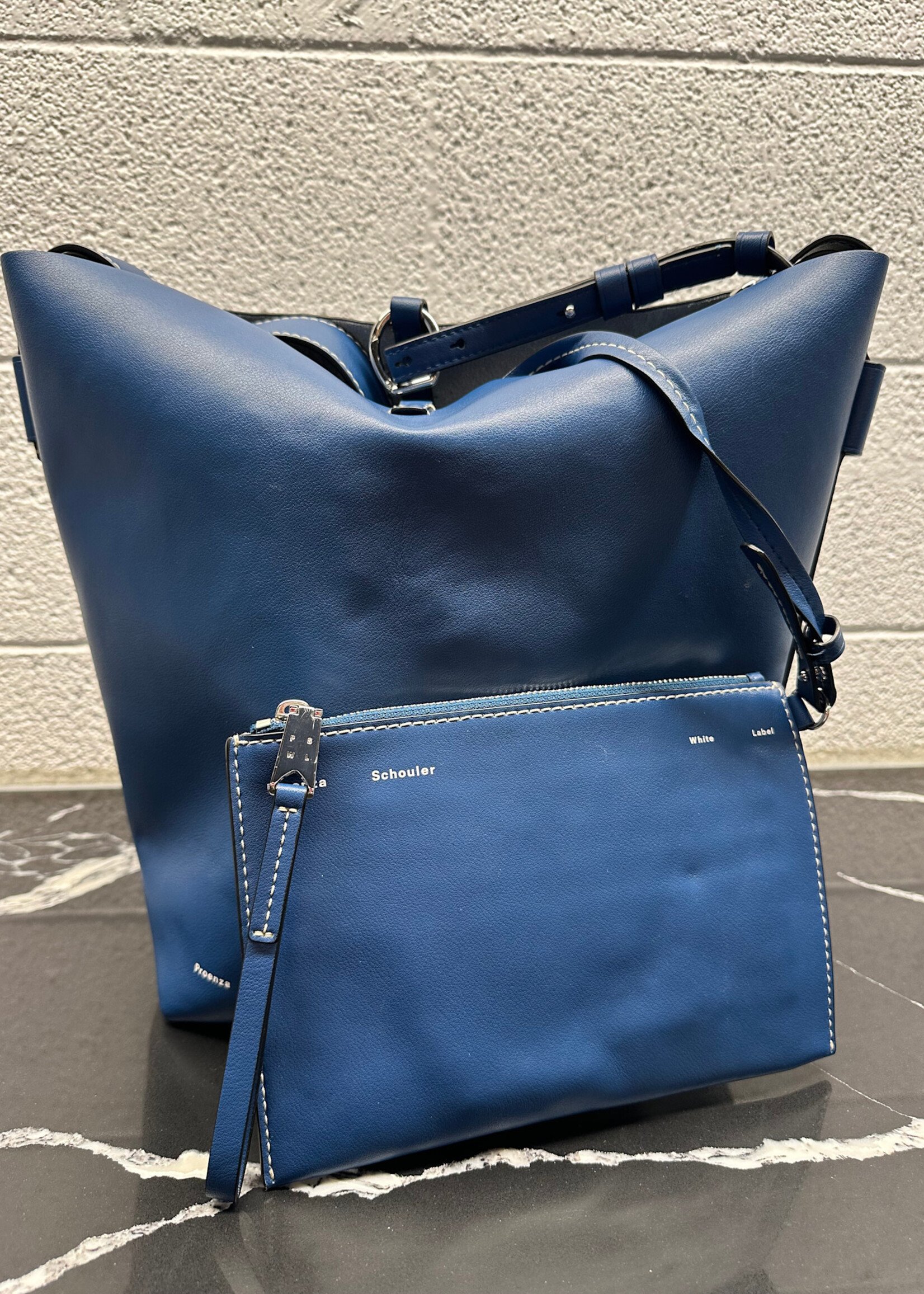 Proenza Schouler Blue Tote W Wallet