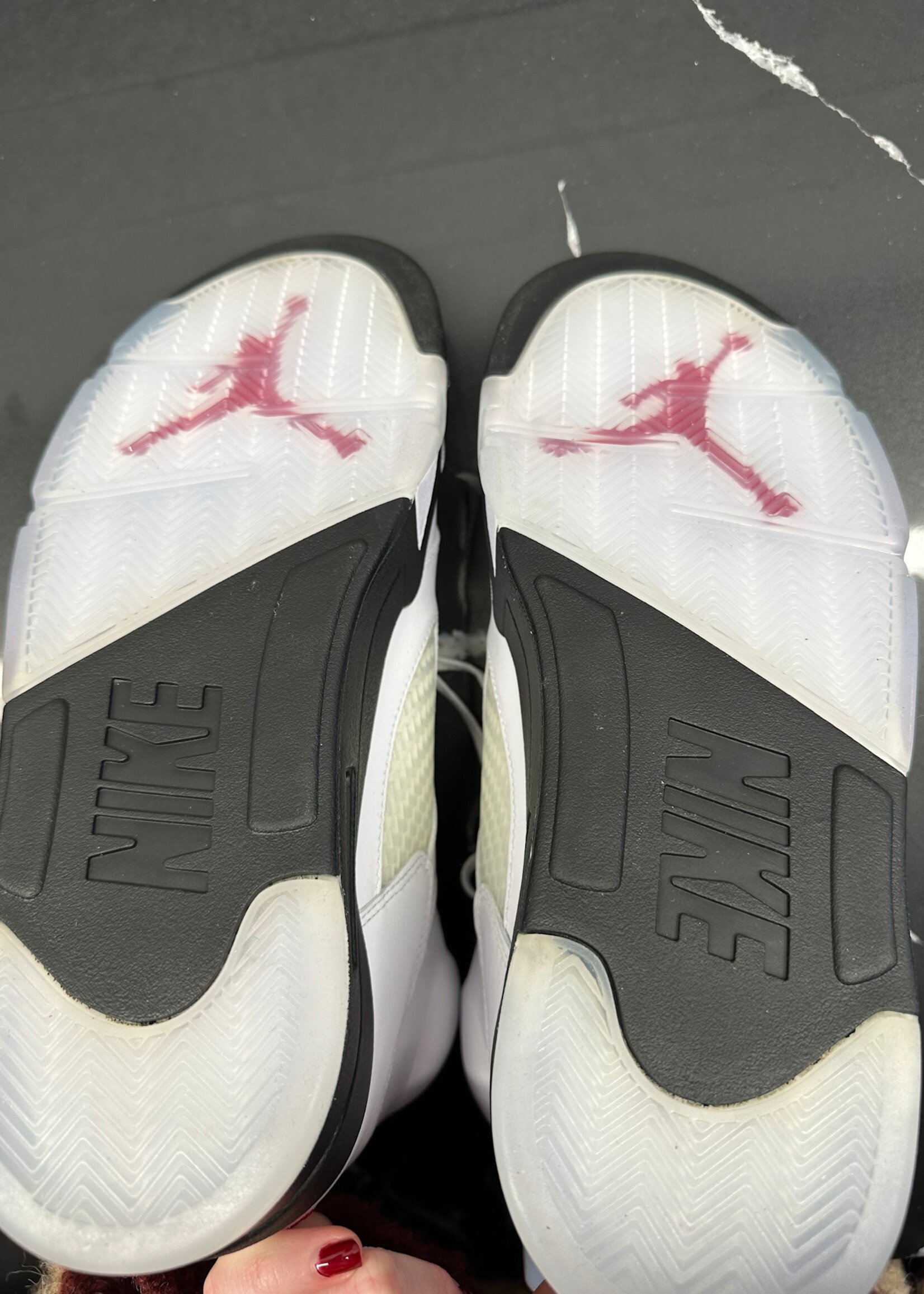 Jordan 5 White Fire Red 10.5