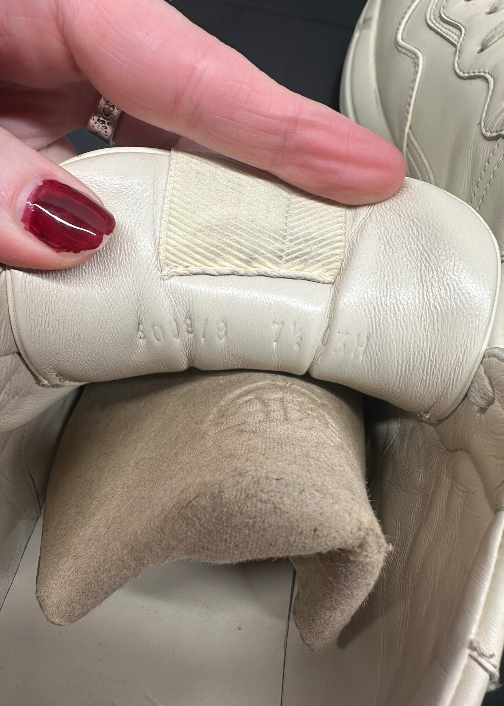 Gucci Rhyton Cream Sneakers Masc 7.5