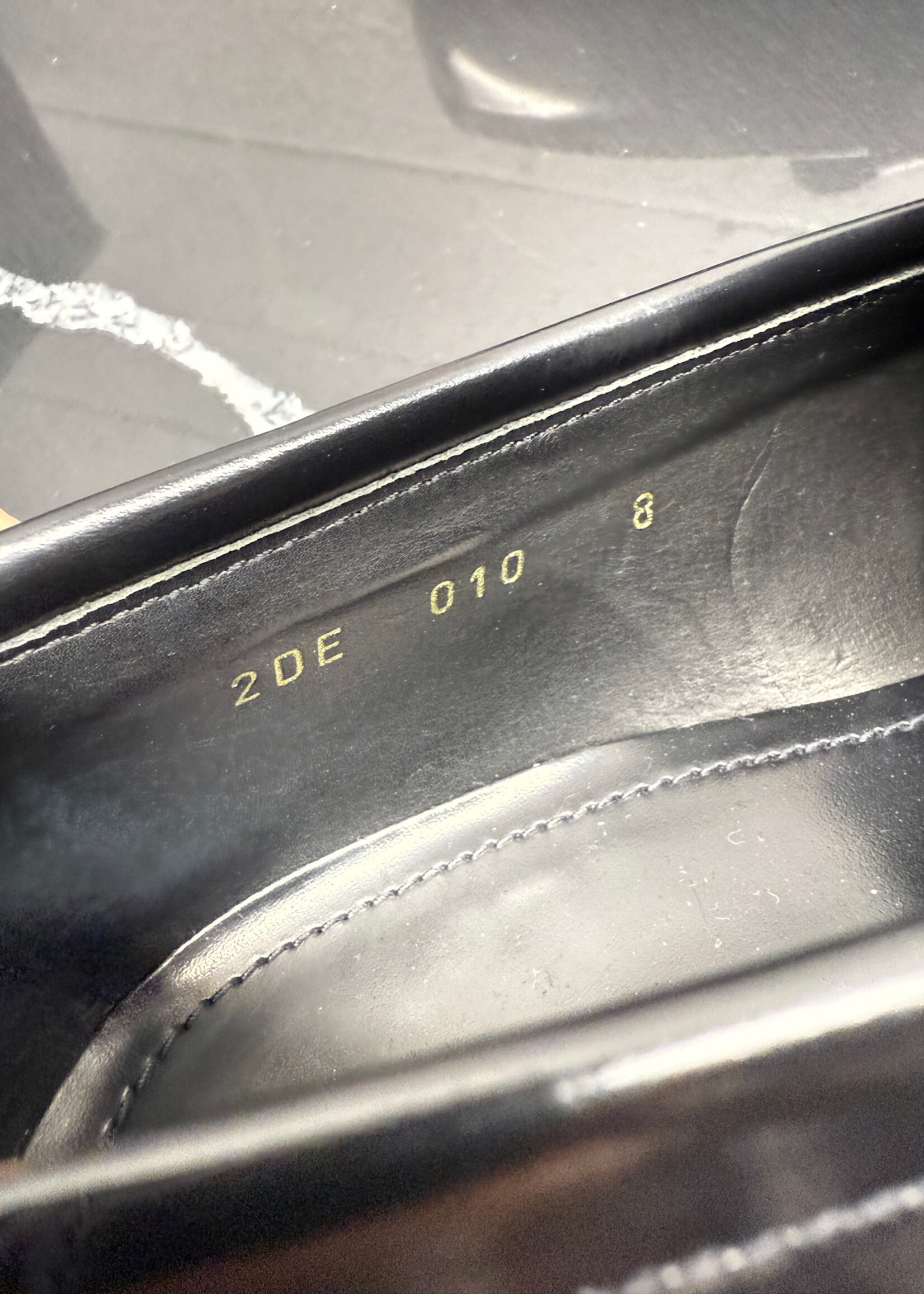 Prada Black Patent Leather Loafers 8/ Fits 9.5