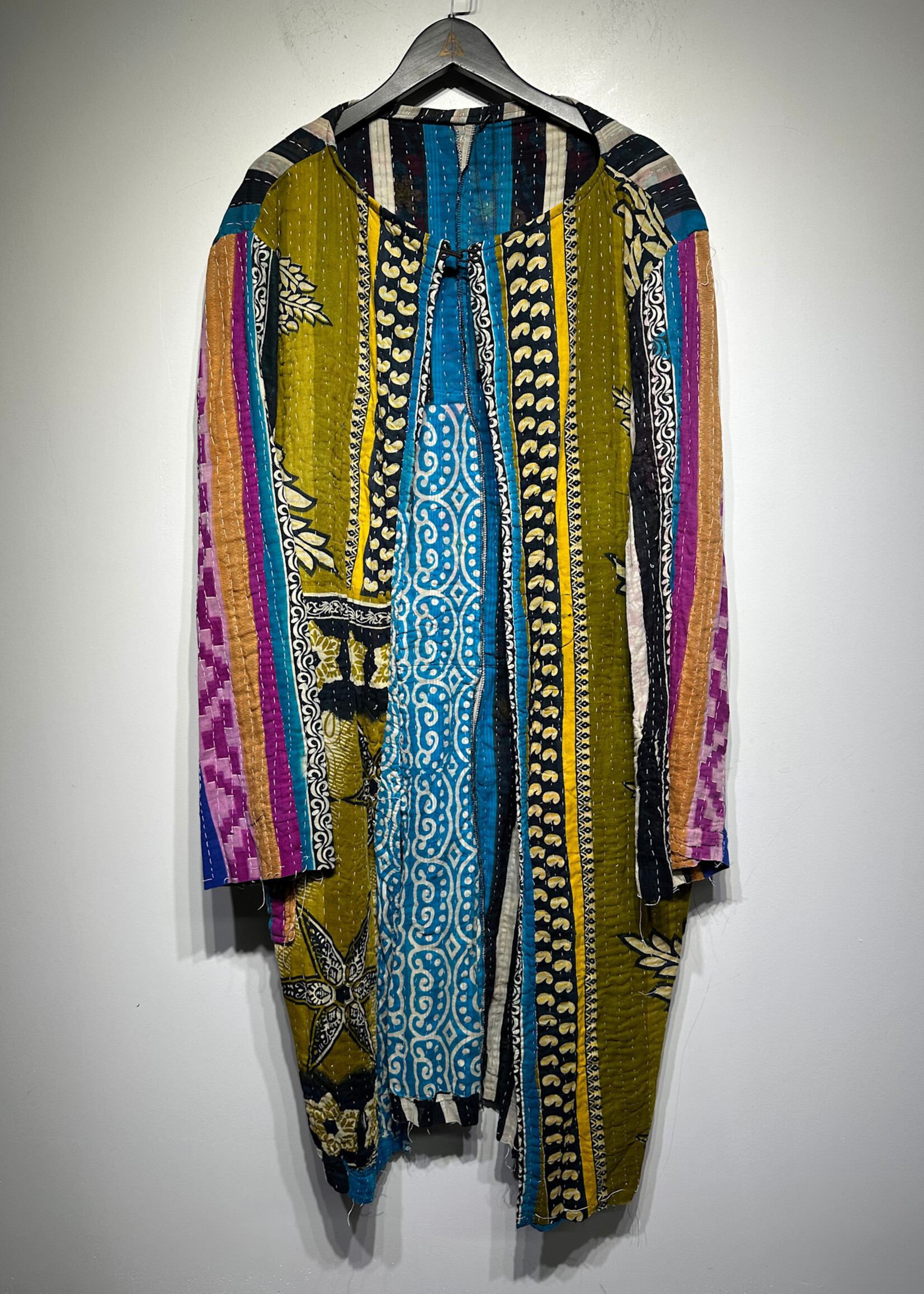 Thrasher Reworked Quilted Long Coat M