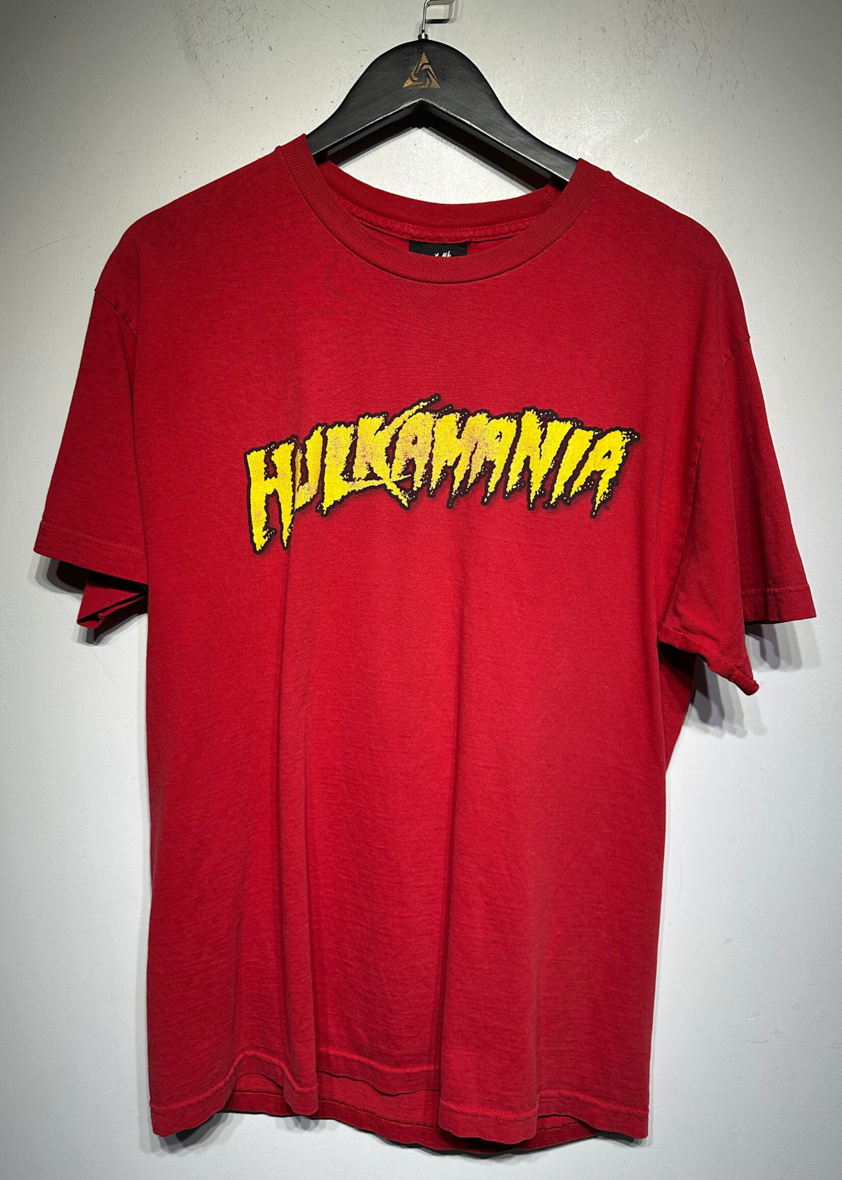 Hulkamania WWE Red Logo Tee L