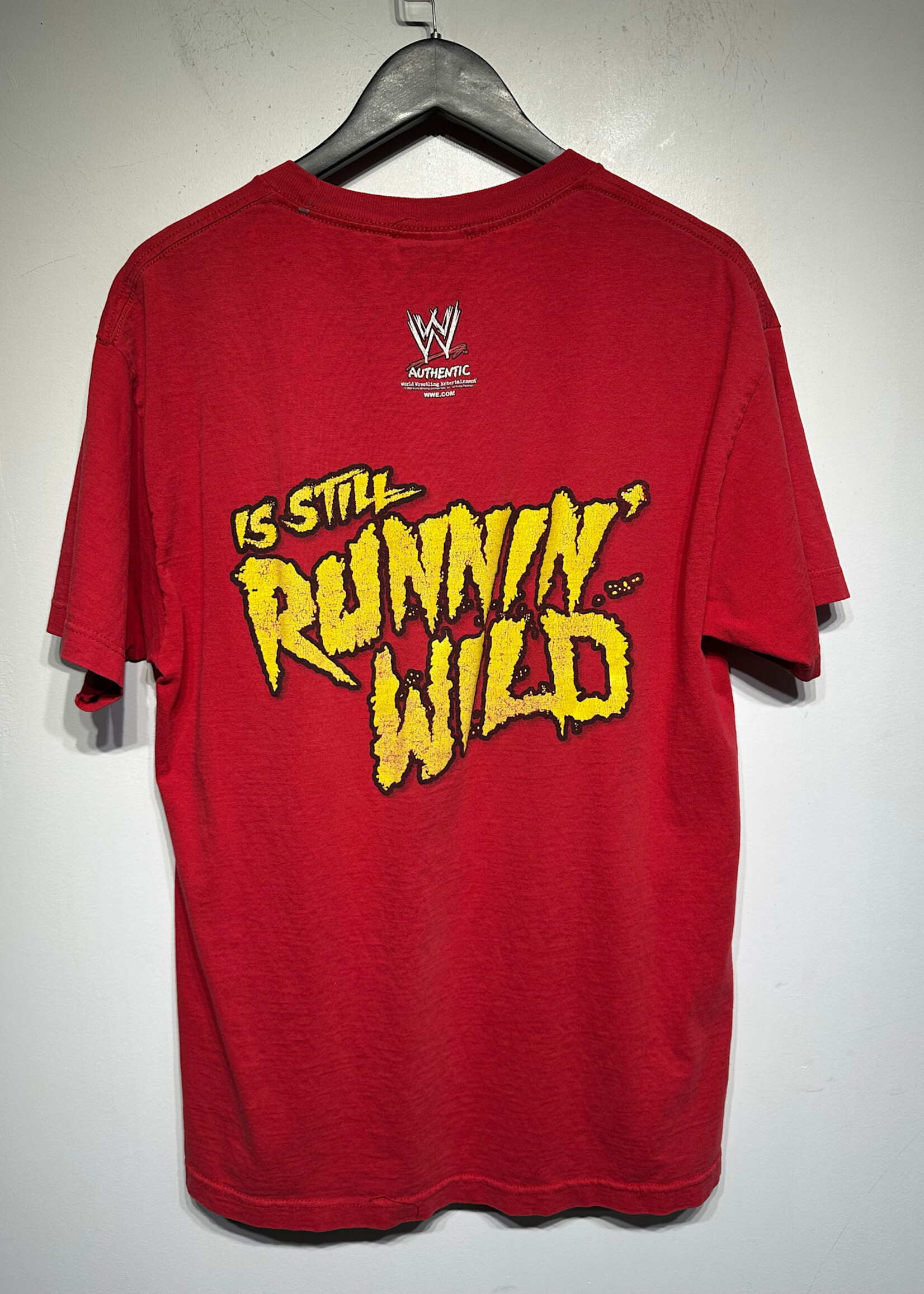 Hulkamania WWE Red Logo Tee L