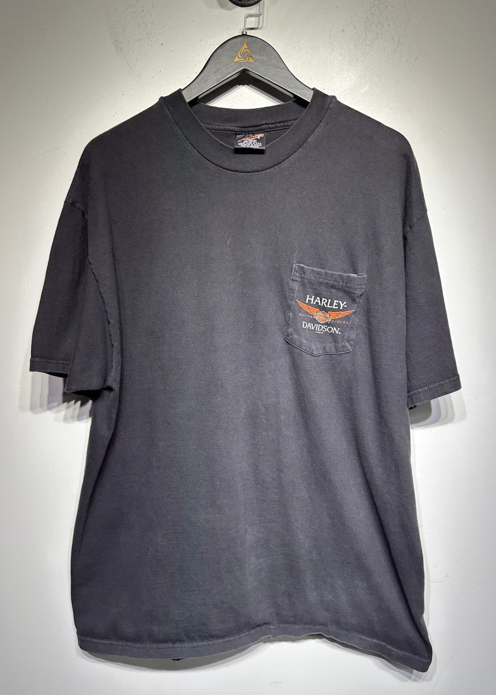 98 Harley Kingman Black Pocket Tee XXL