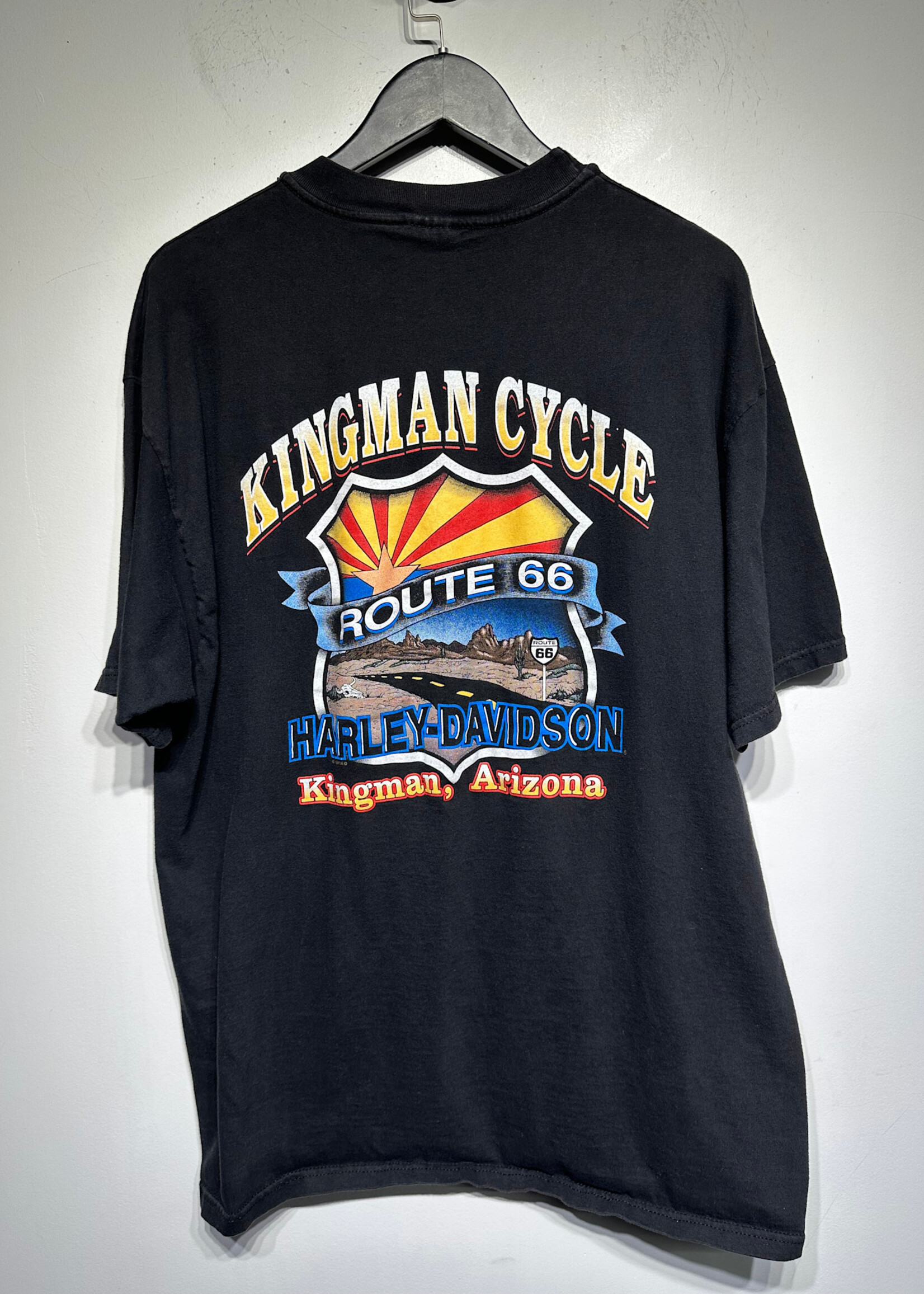 98 Harley Kingman Black Pocket Tee XXL