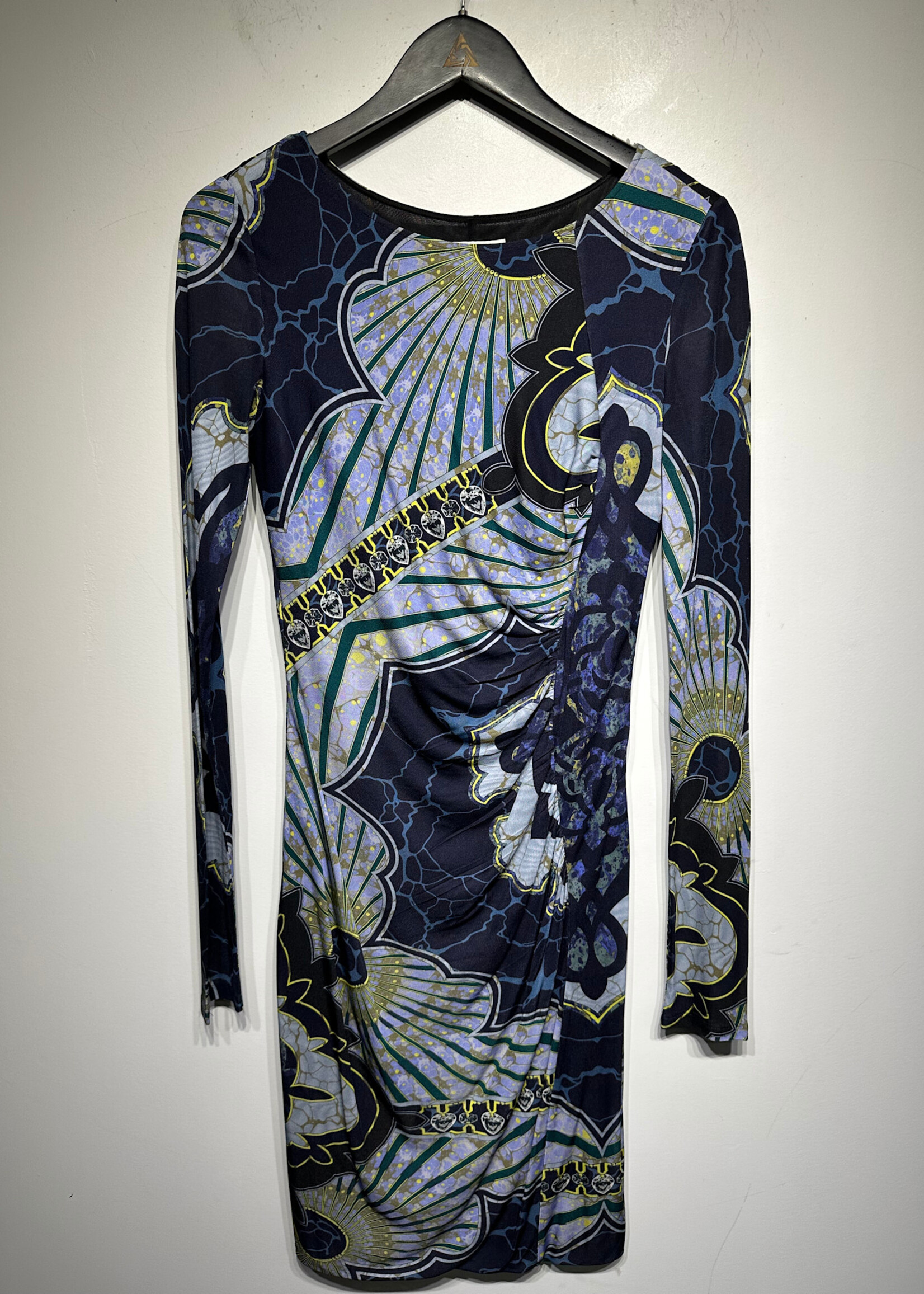 Emilio Pucci Dark Blue Floral Dress