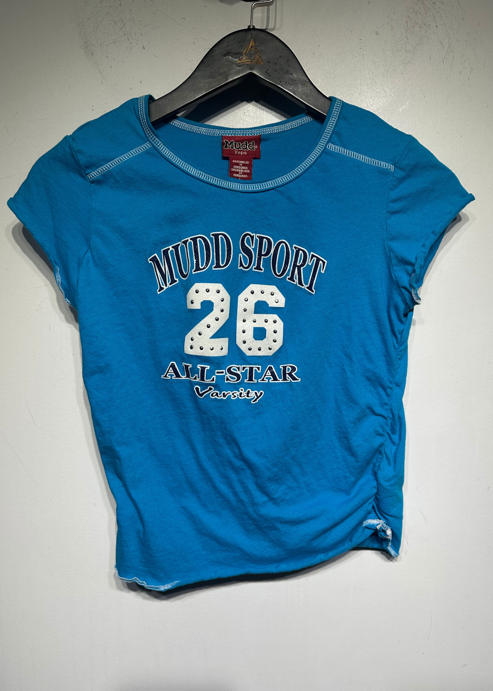 Mudd Tops Blue 26 Tee Fem L