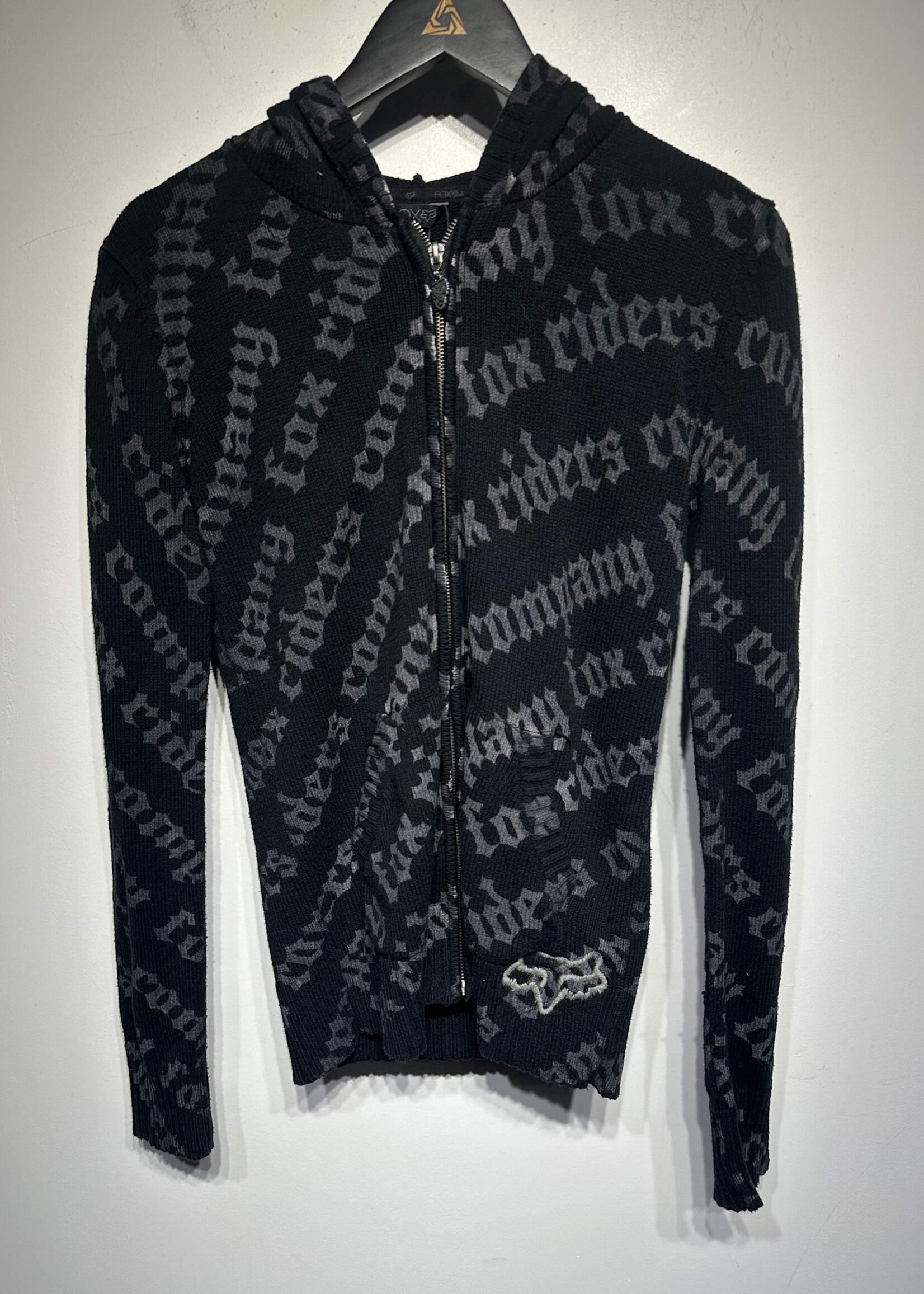 Fox Black AOP Jacket Fem L