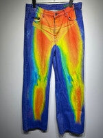 Sydney Jaded Rainbow Thermal Baggy Jeans Fem 36
